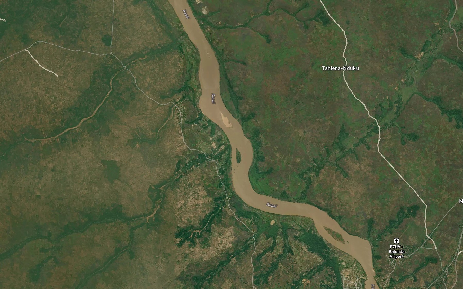 Satellite map of the Luime