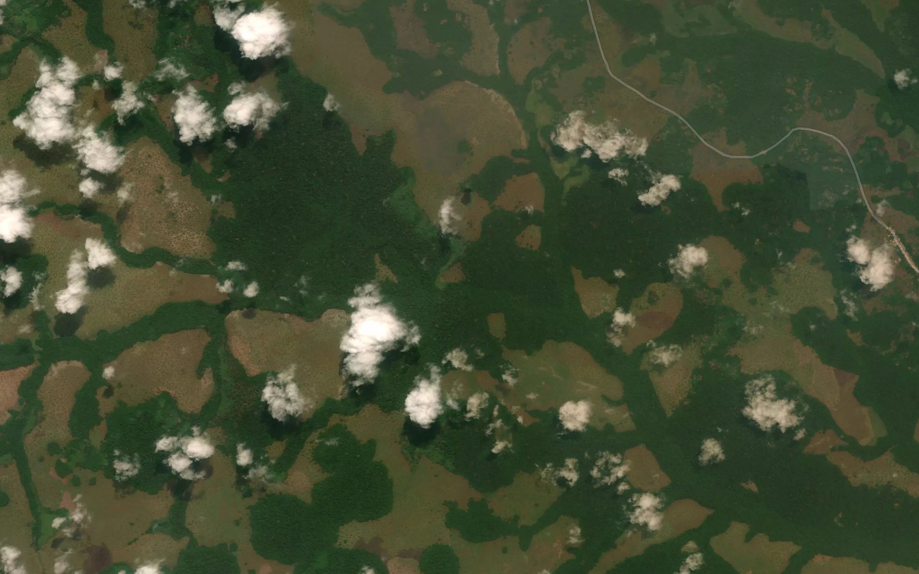 Satellite map of the Akolo