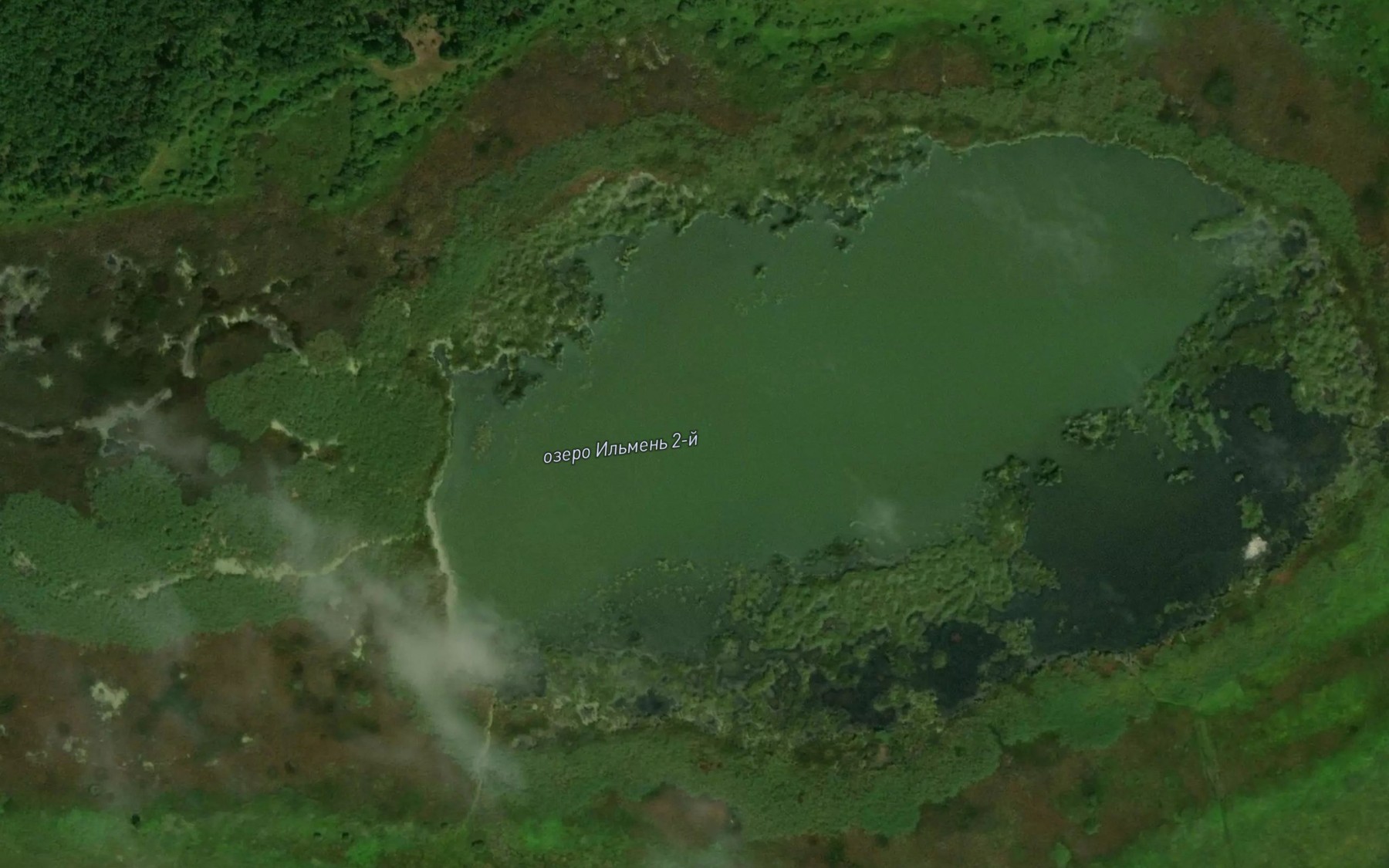 Satellite map of the Ozero Il'men' Vtoroy