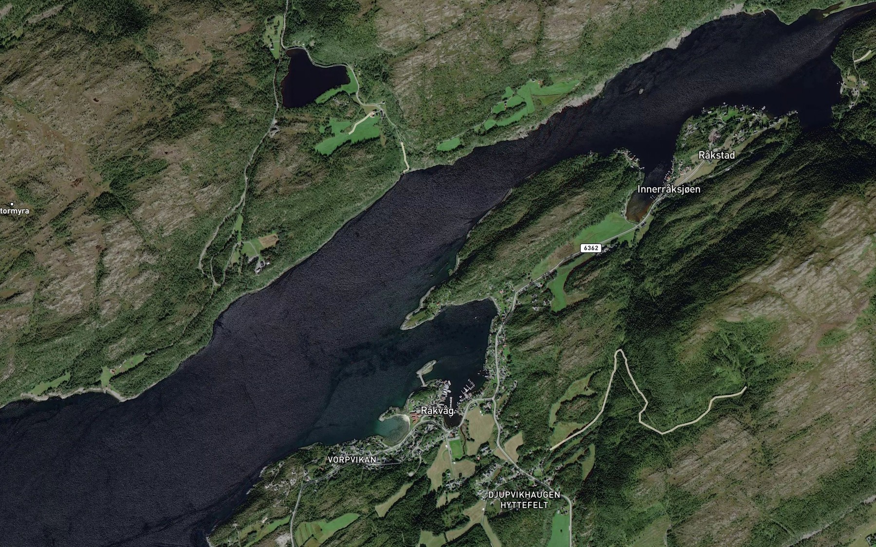 Satellite map of the Rossmalvika