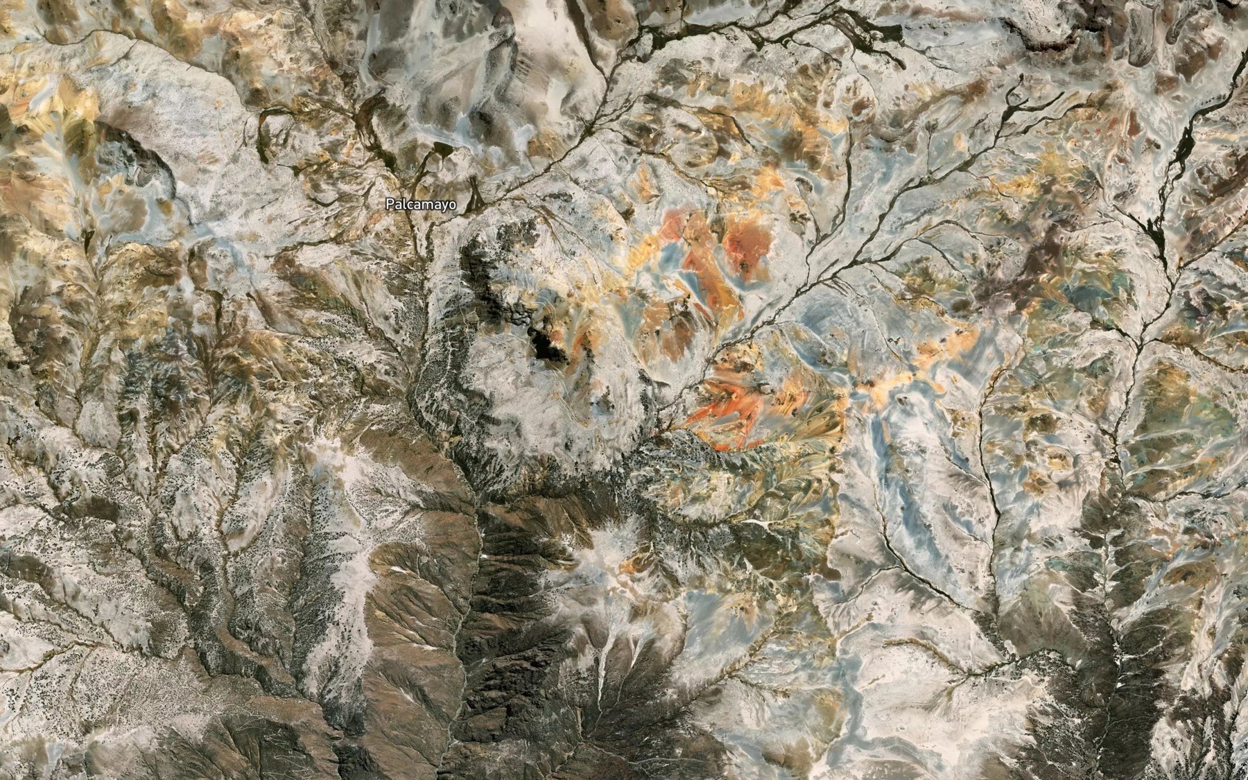 Satellite map of the Rio Culine