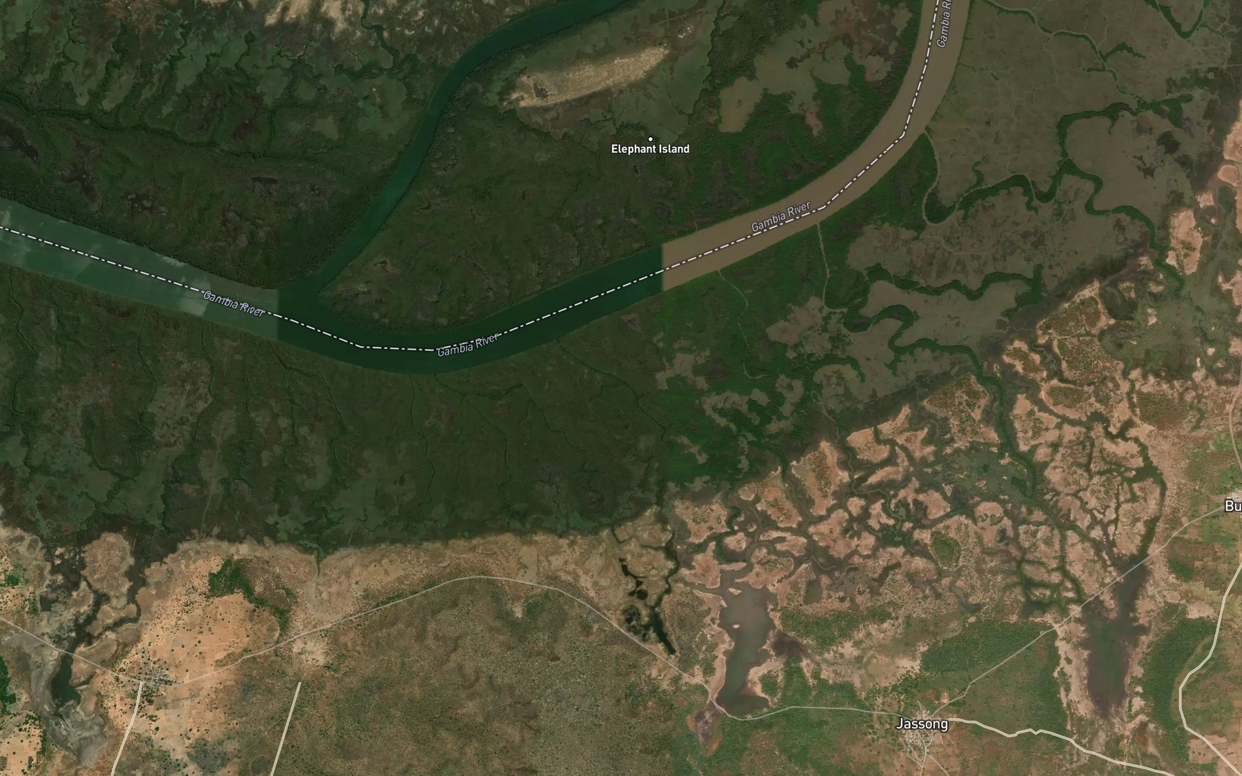 Satellite map of the Jassong Bolon
