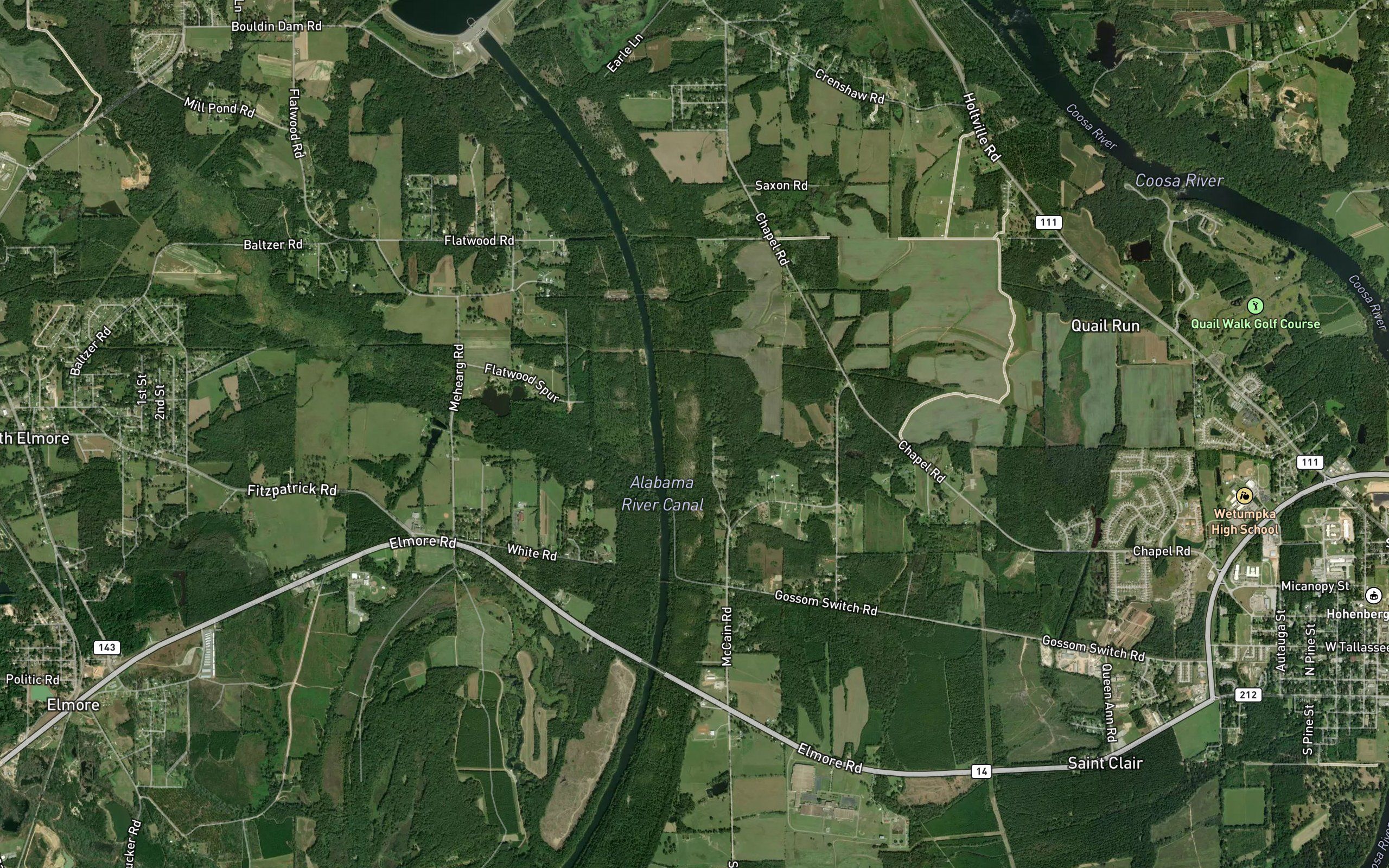 Alabama River Canal