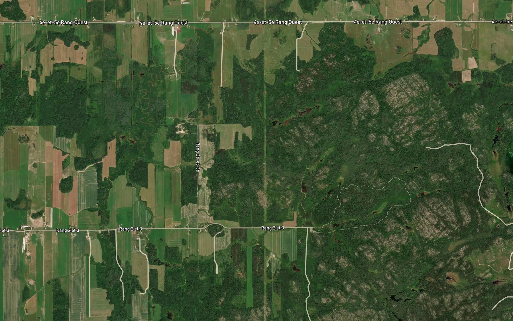 Satellite map of the Embranchement Begin