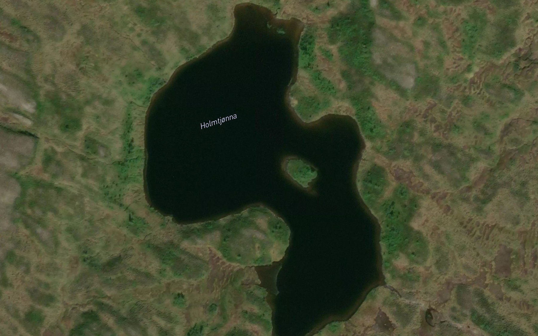 Satellite map of the Holmtjonna