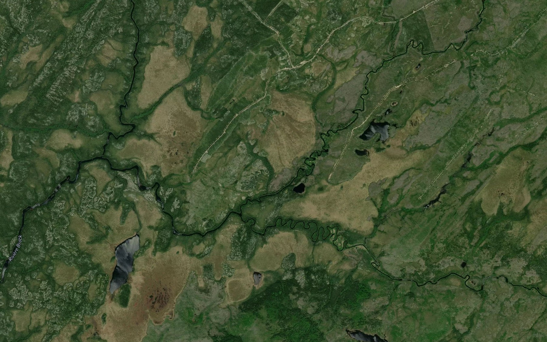 Satellite map of the Ruisseau Nimekisaamiika