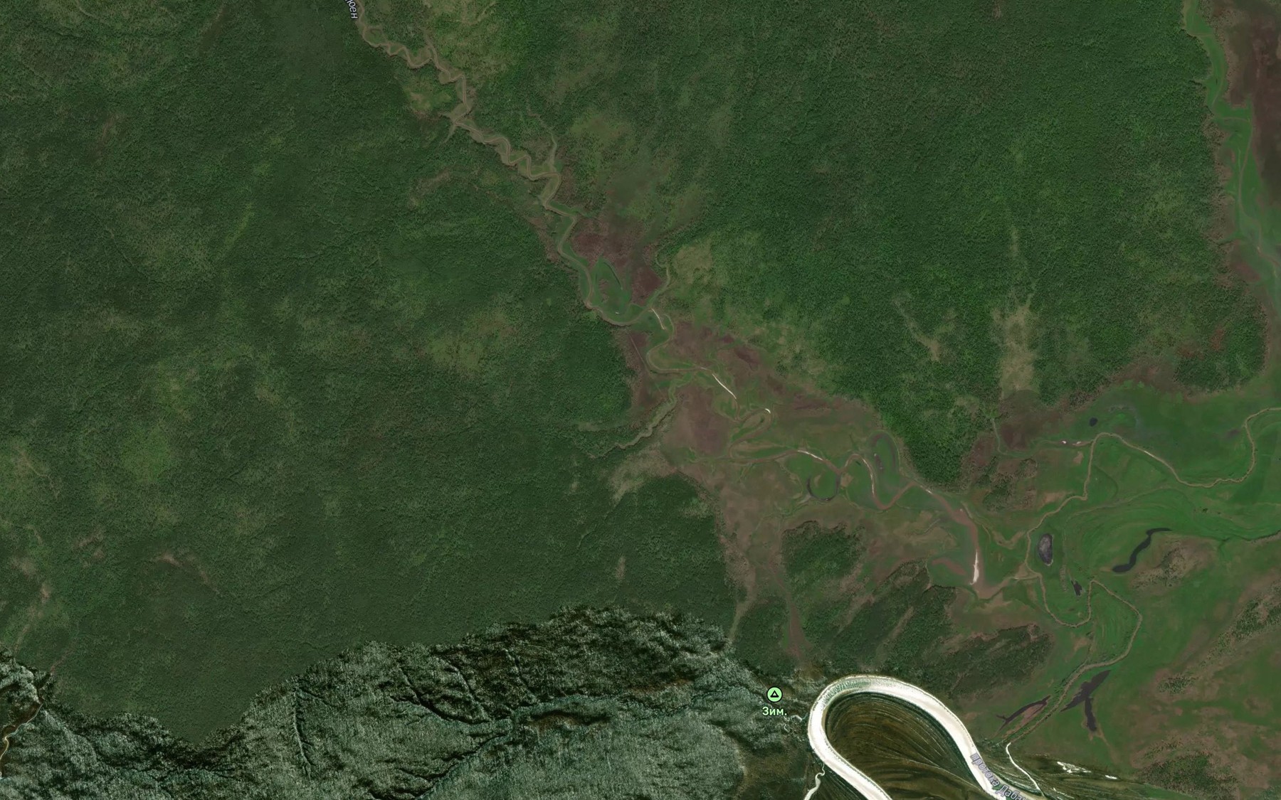 Satellite map of the Pad' Bol'shaya Cheremshinskaya