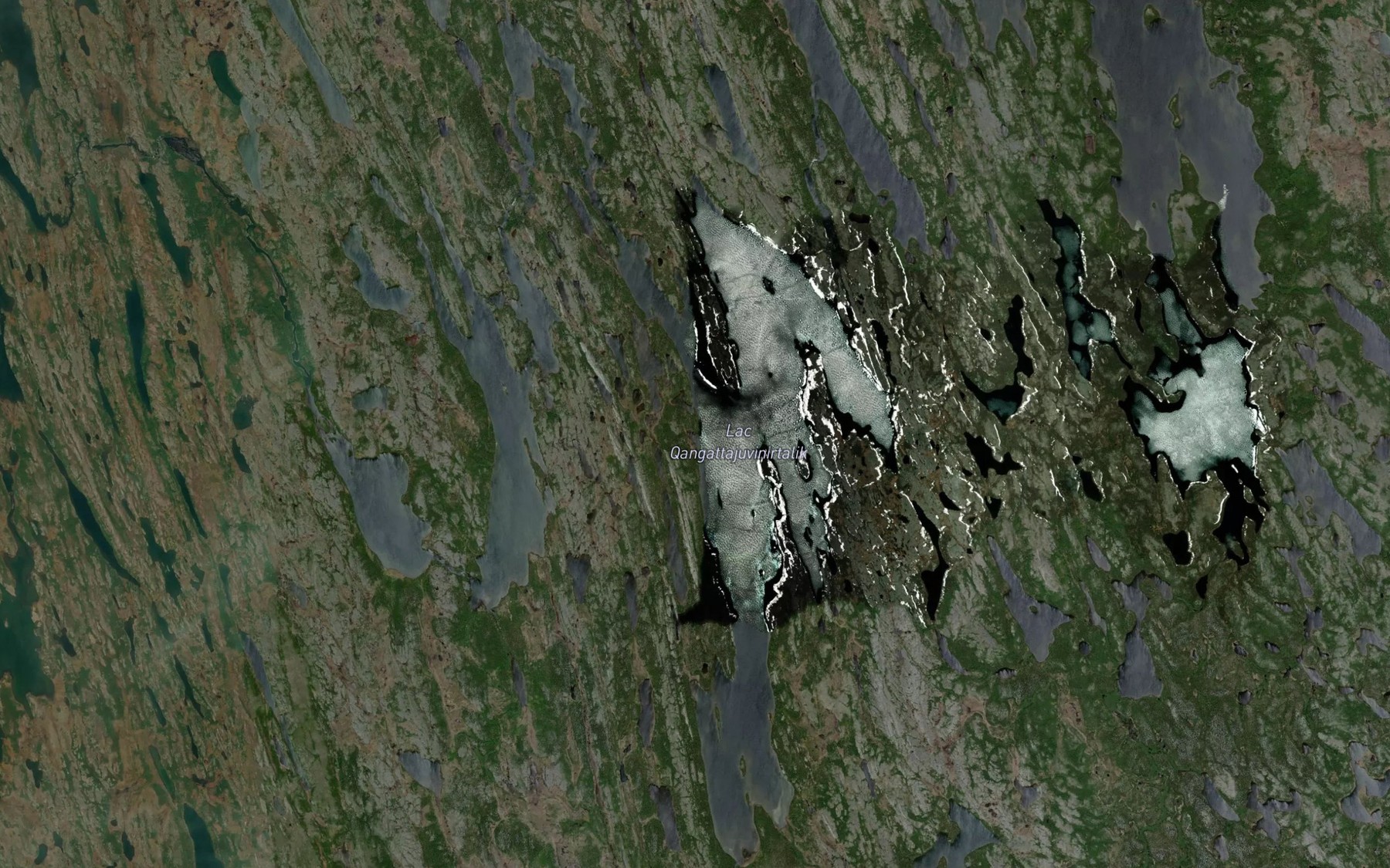 Satellite map of the Lac Qangattajuvinirtalik