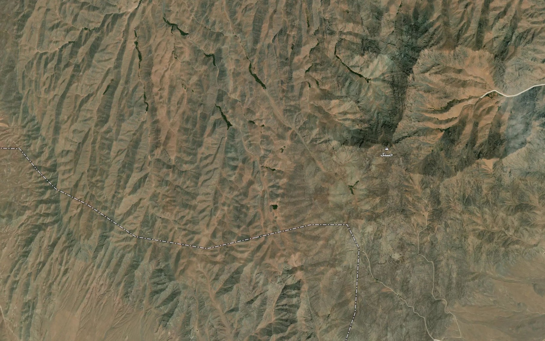 Satellite map of the Cheshmeh-ye Kachal