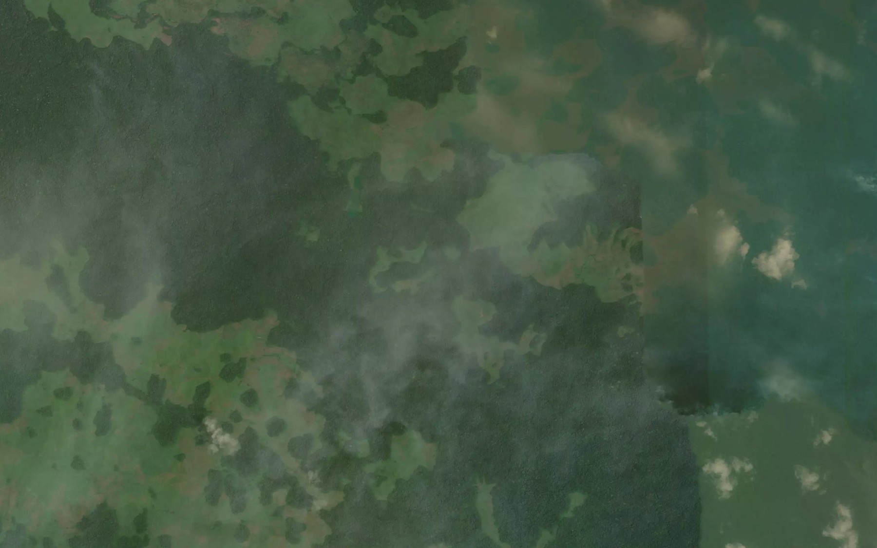 Satellite map of the Biwoso