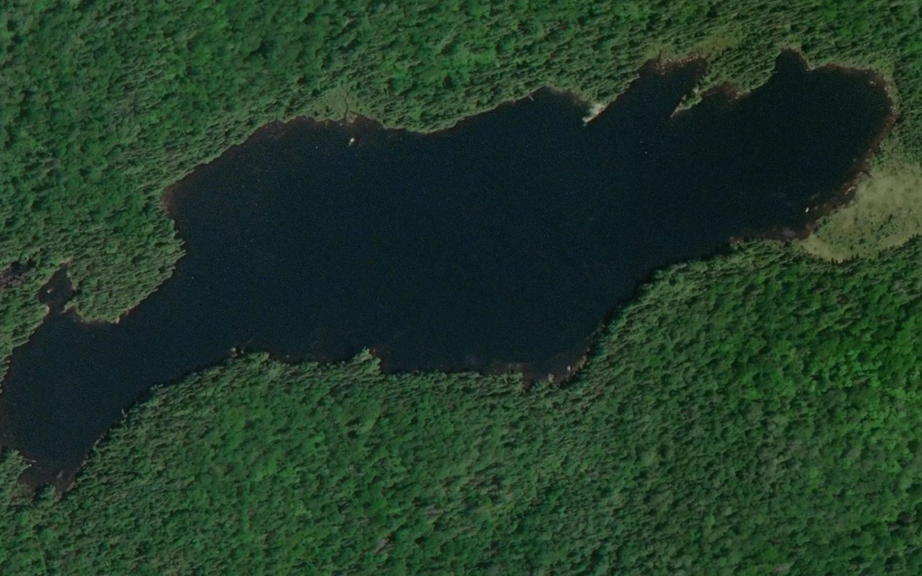 Satellite map of the Lac des Utriculaires