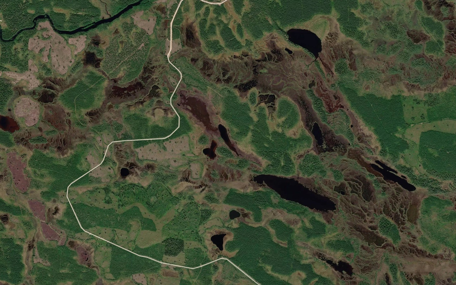 Satellite map of the Kuikka-aavanlampi