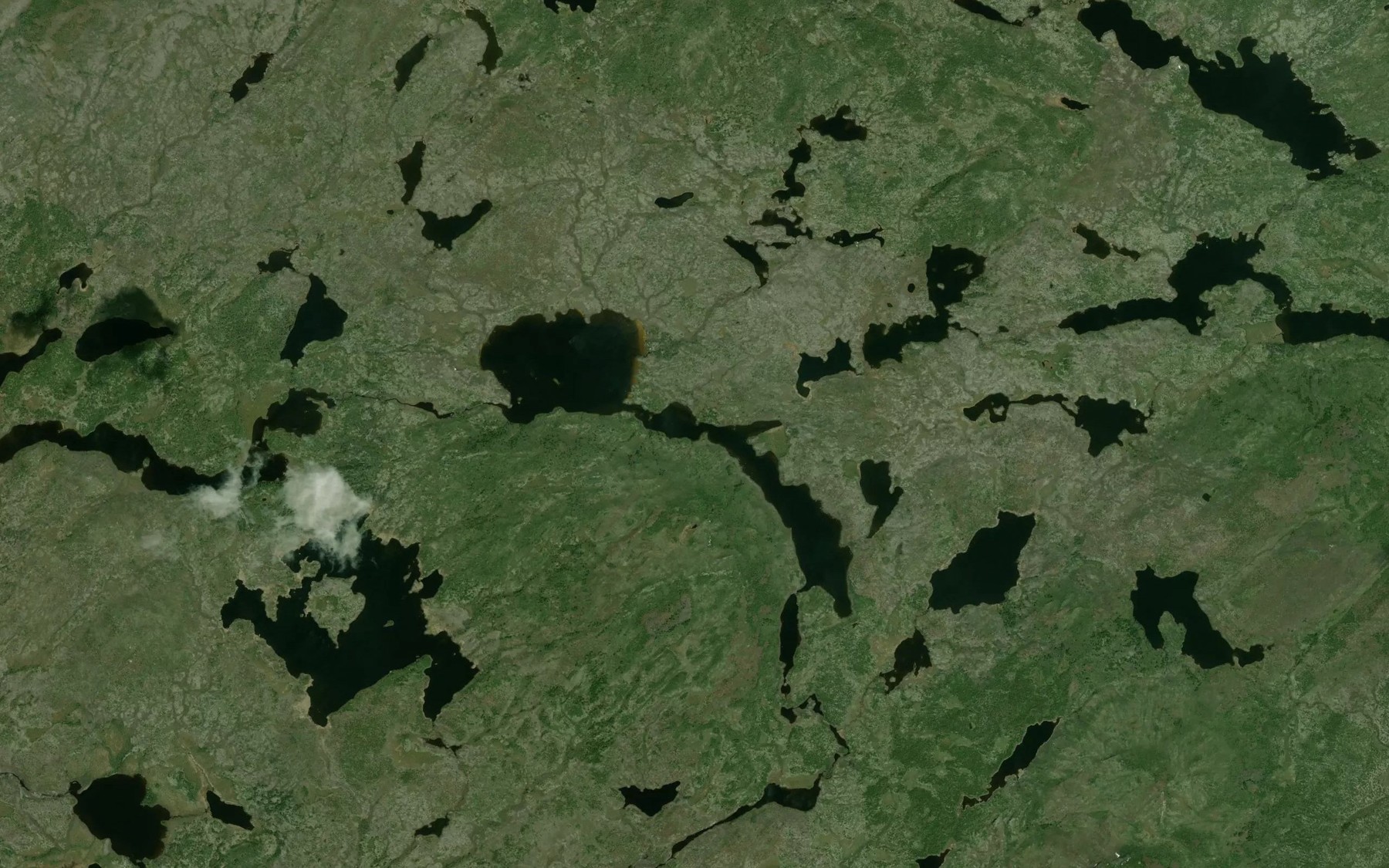 Satellite map of the Lac Chimi