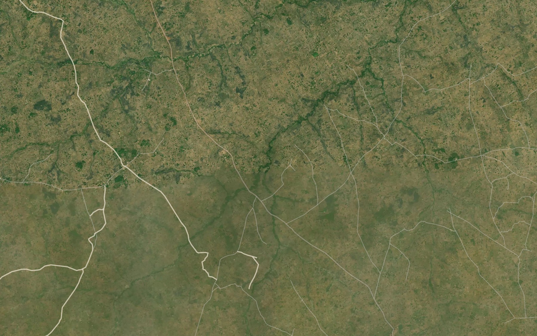 Satellite map of the River Ude
