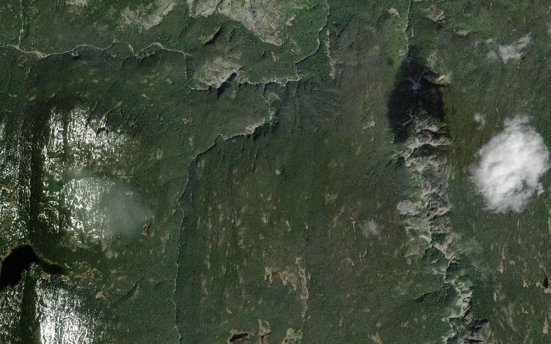 Satellite map of the Tzeetsaytsul Creek
