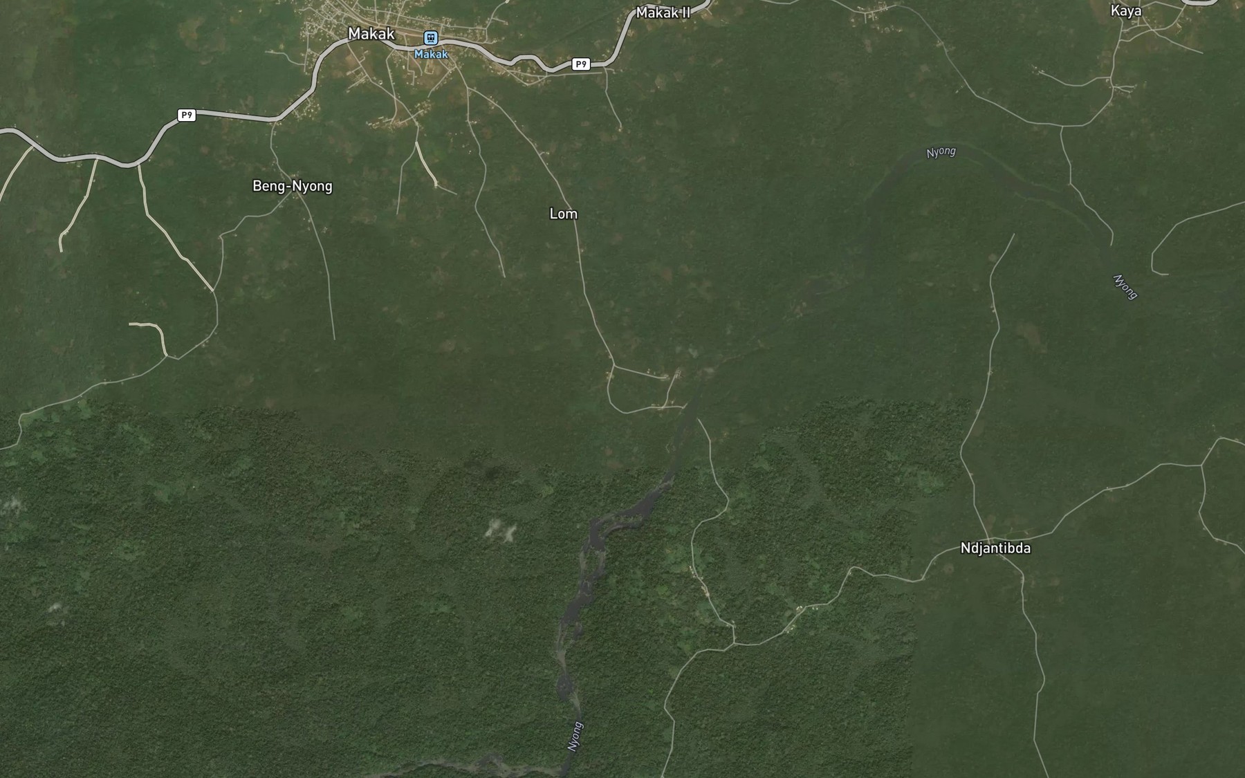 Satellite map of the Kaya