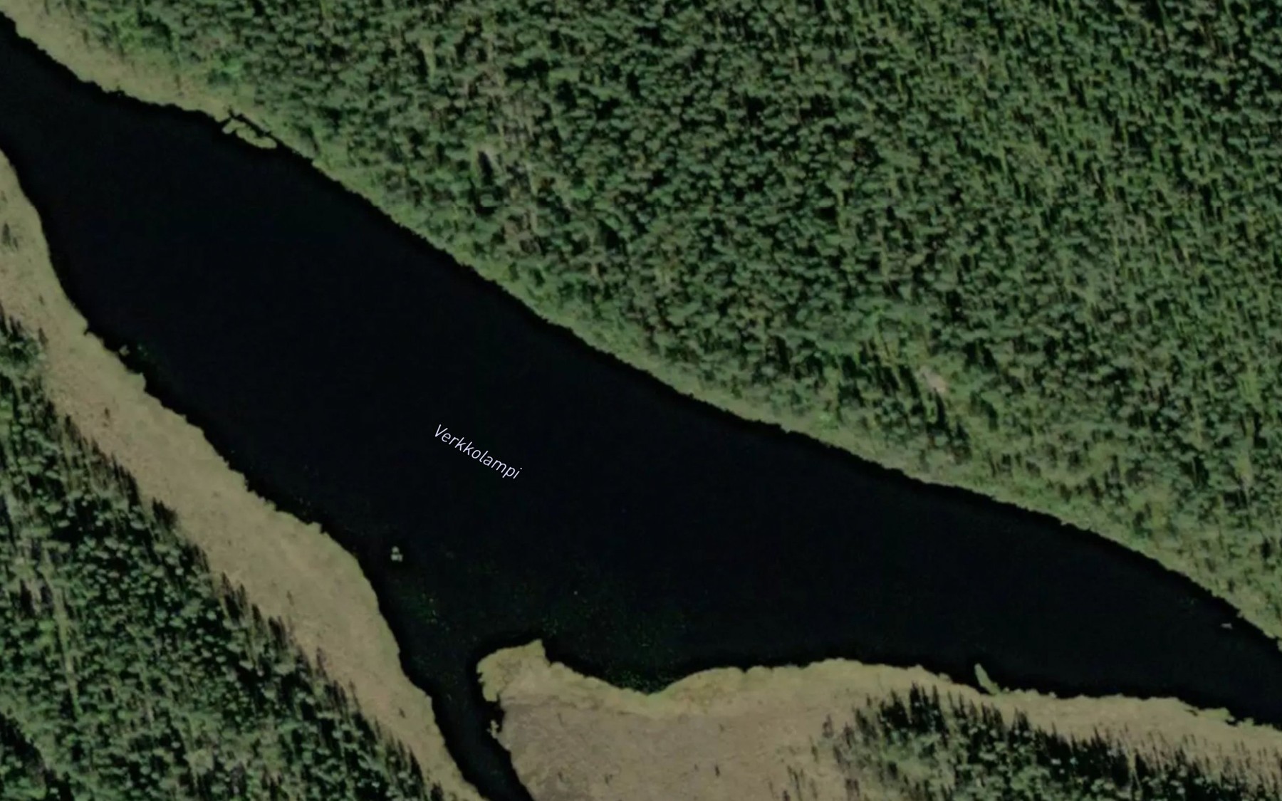 Satellite map of the Verkkolampi