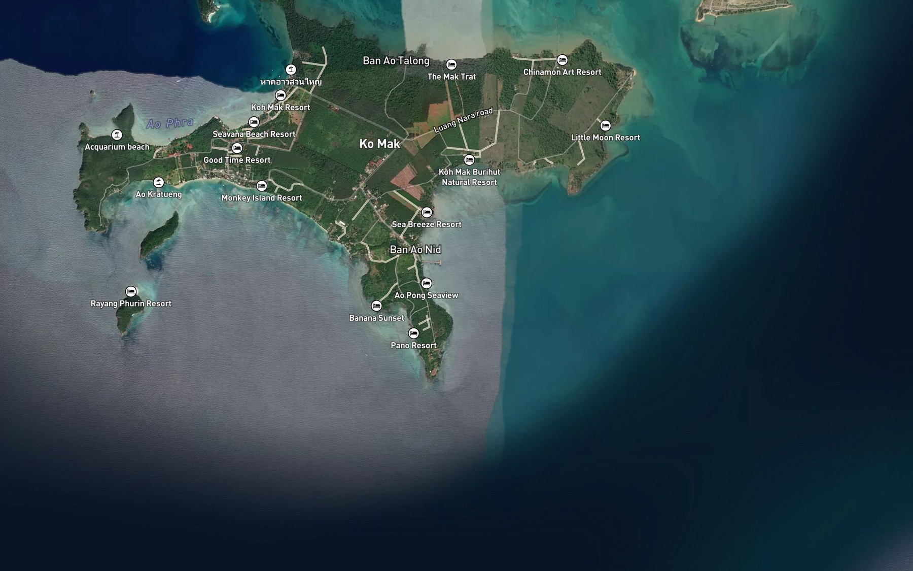 Satellite map of the Ao Nit
