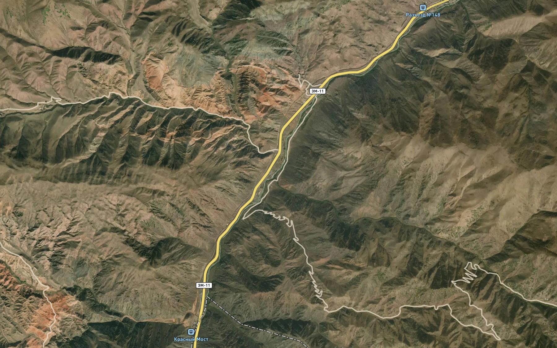 Satellite map of the Chetendy-Kurkol