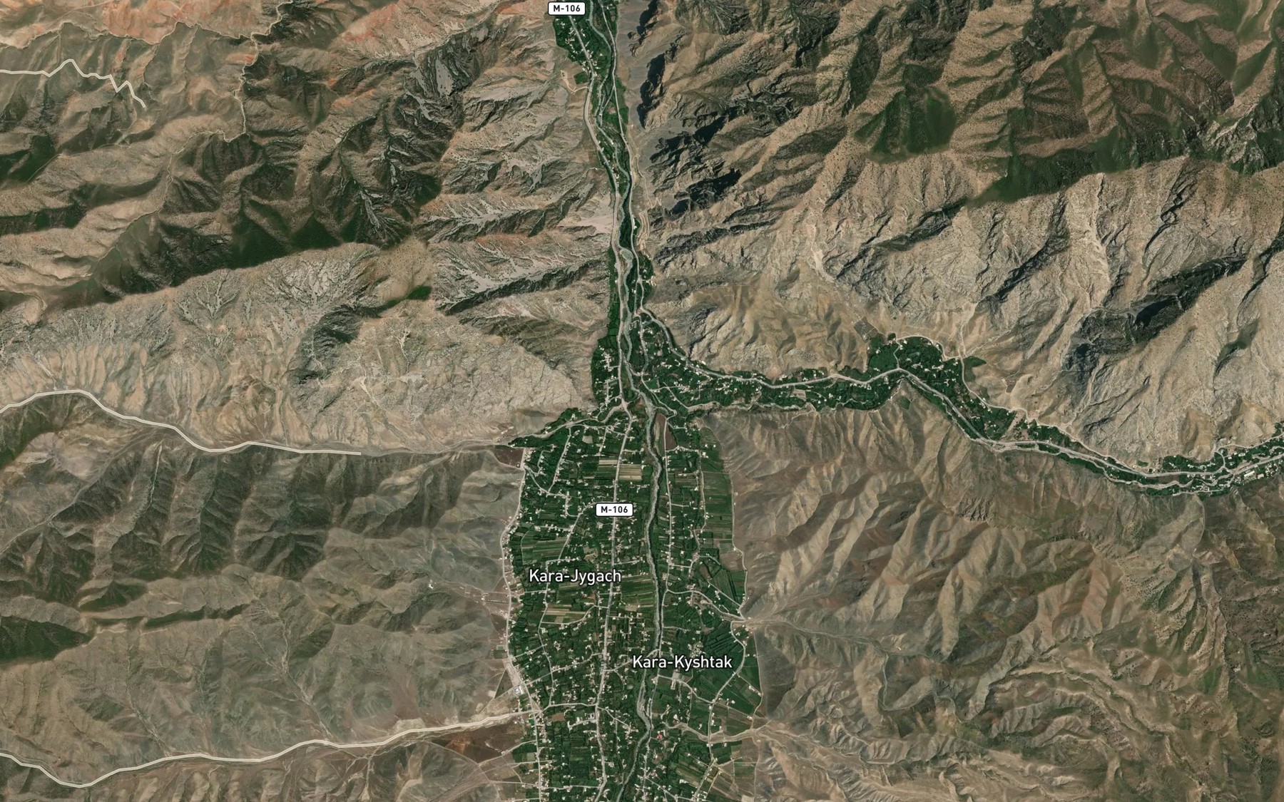 Satellite map of the Chauvai Sai
