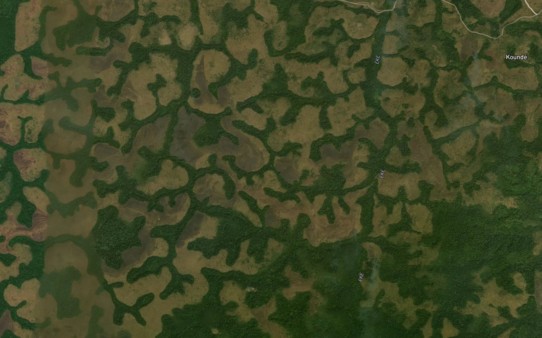 Satellite map of the Mbongno