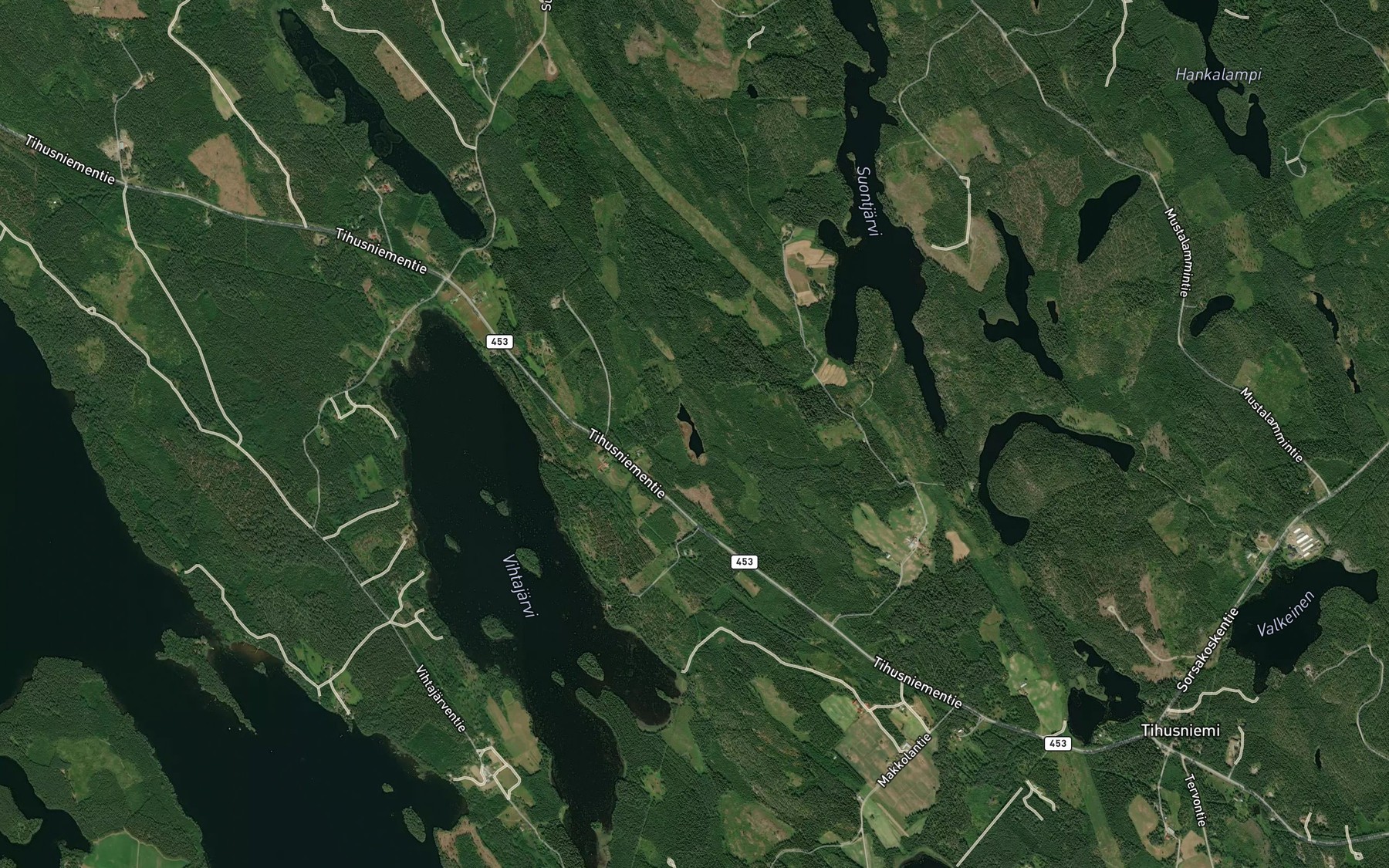 Satellite map of the Kaatronlampi