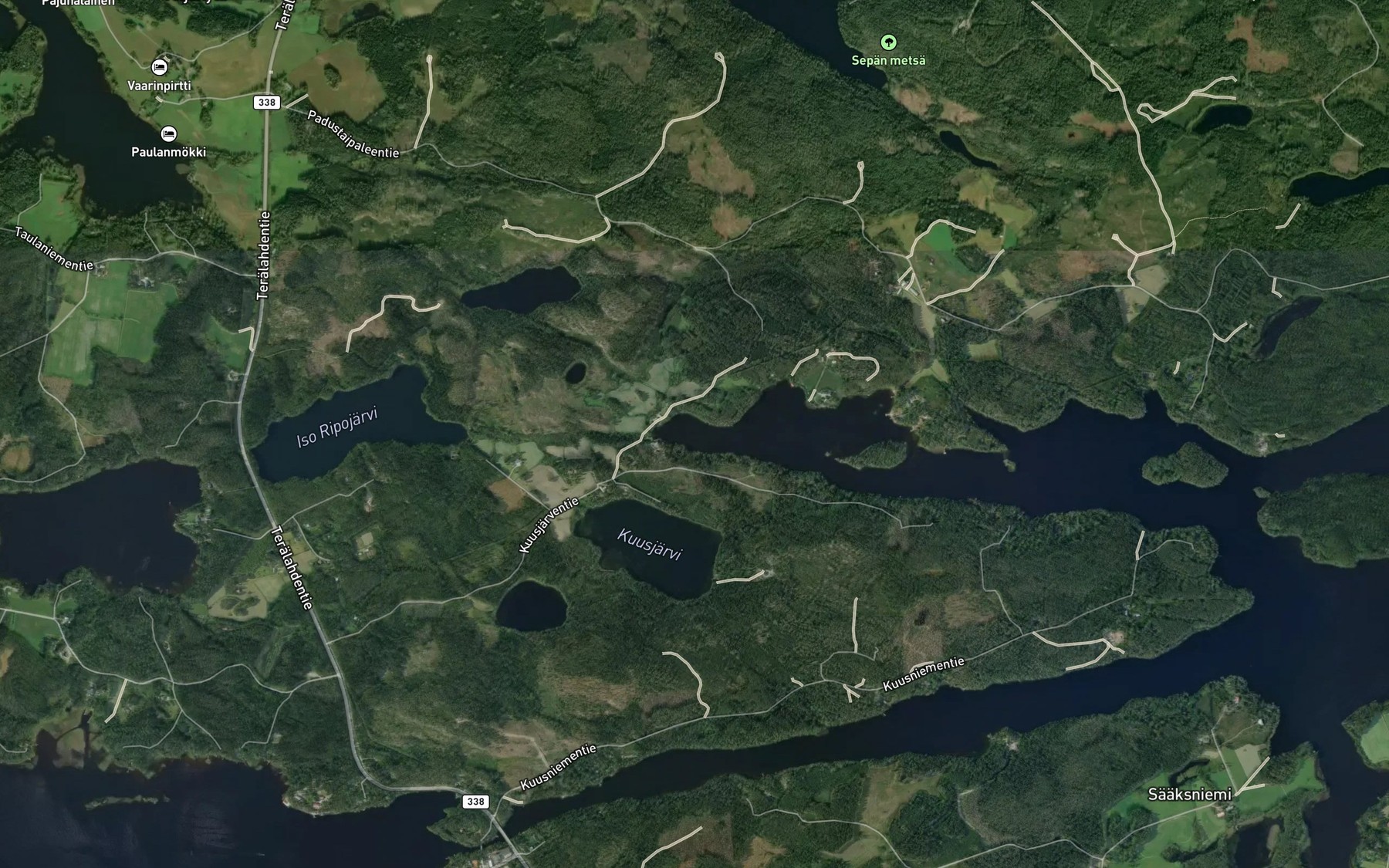 Satellite map of the Kuuspohja