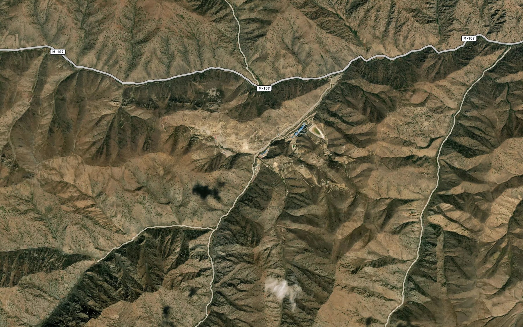 Satellite map of the Ak-Baltyrkan-Say