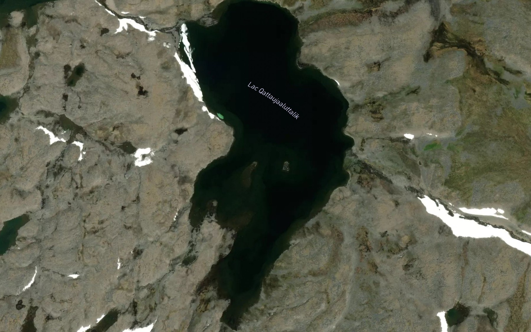 Satellite map of the Lac Qattaujaaluttalik