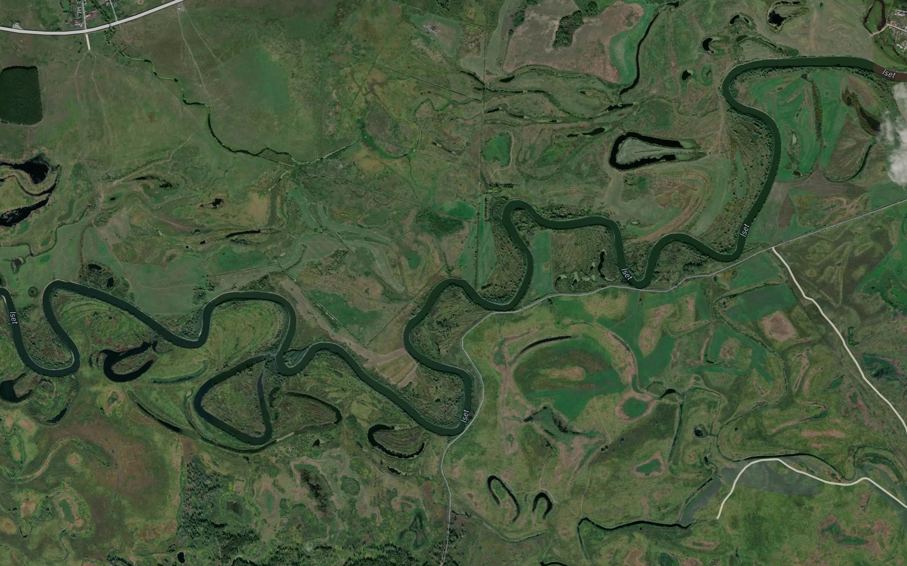Satellite map of the Talovka