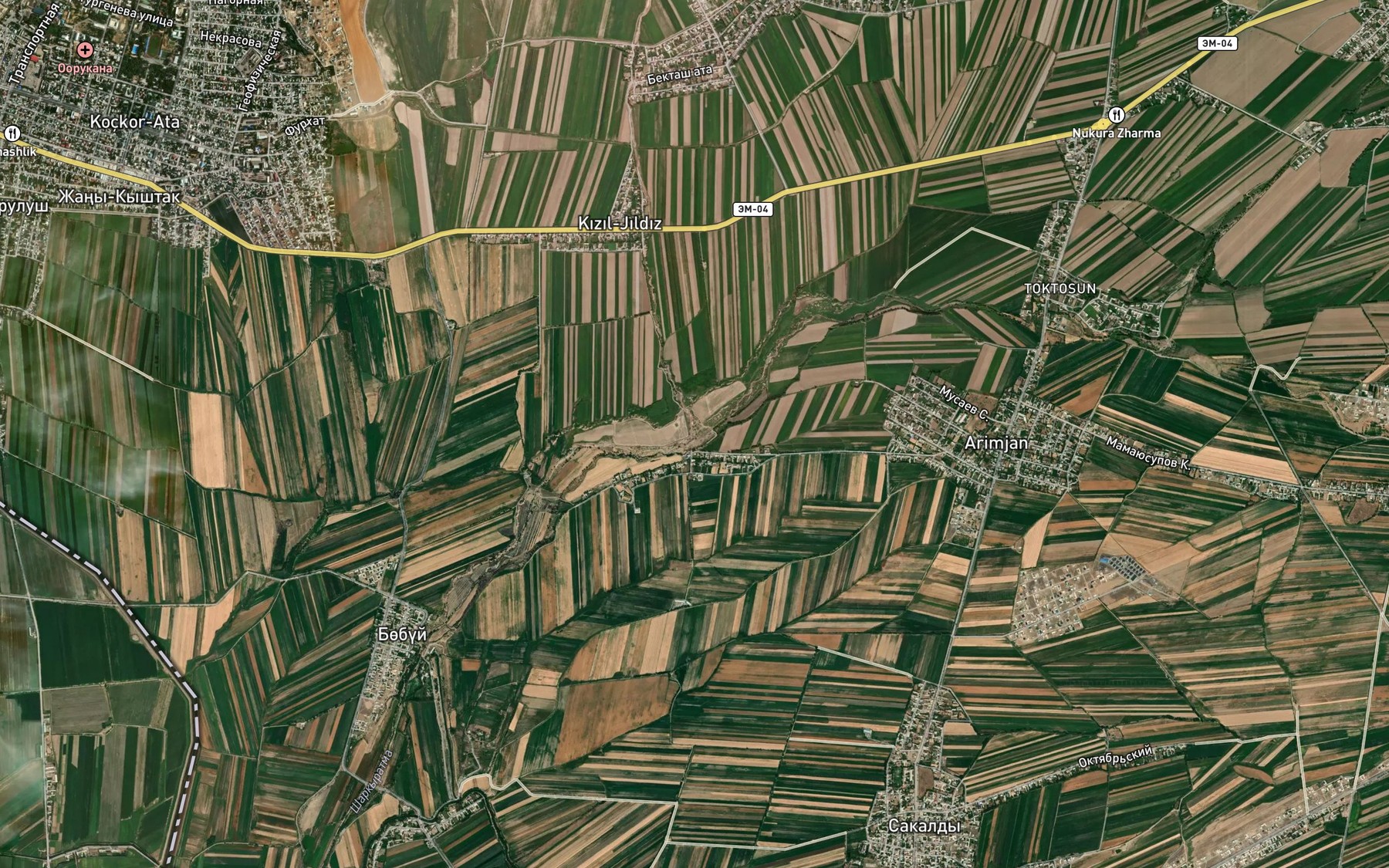 Satellite map of the Sharkyratma