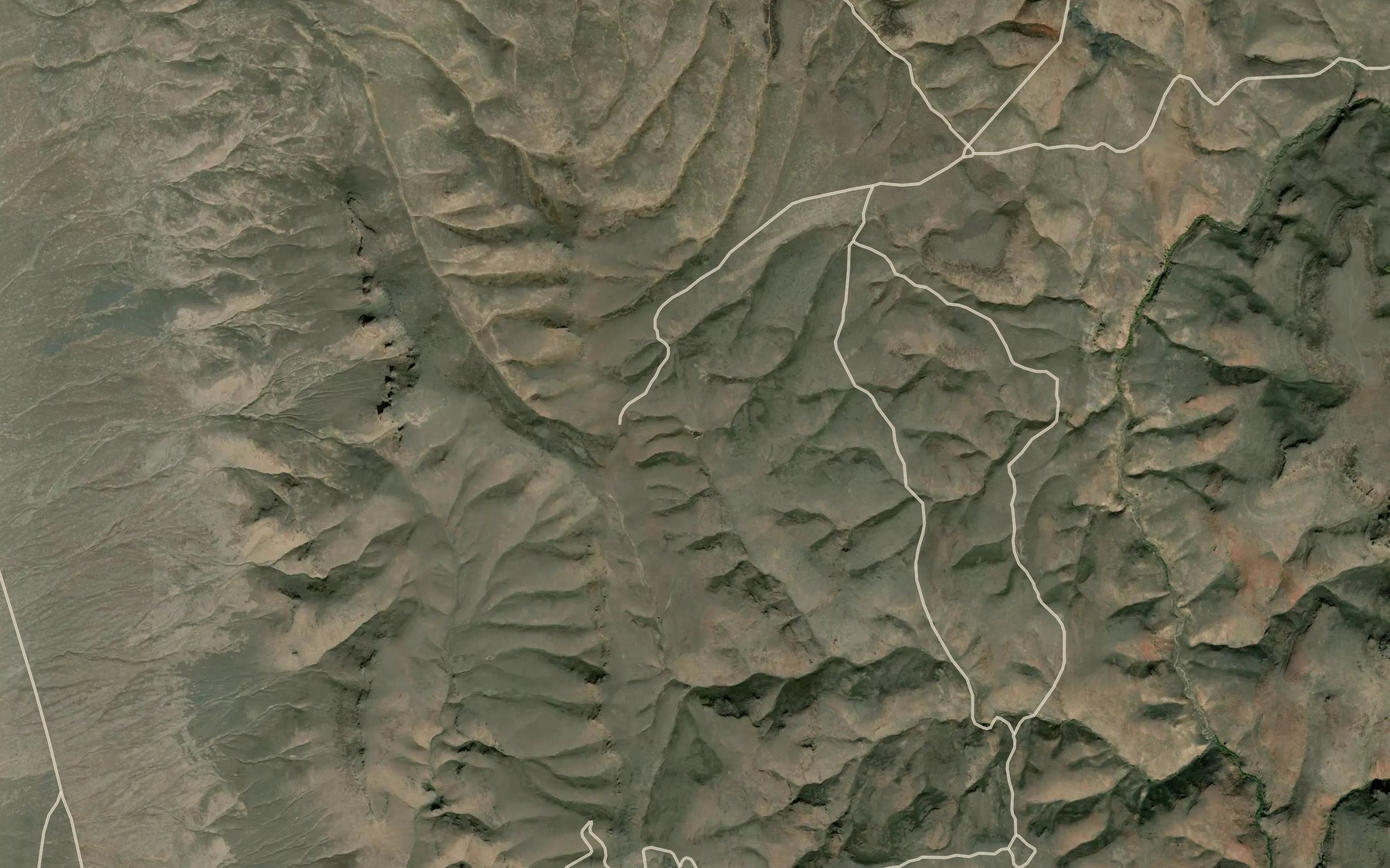 Satellite map of the Upper Tenmile Reservoir
