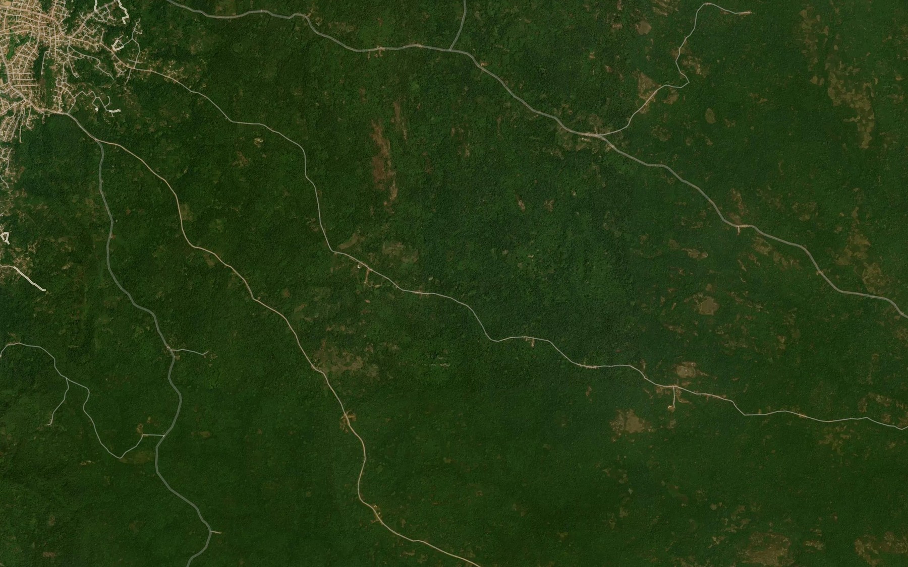 Satellite map of the River Erose