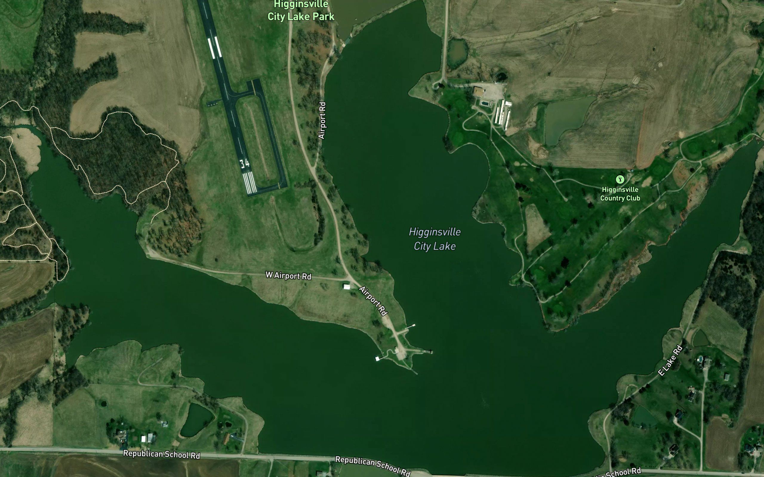 Higginsville Old City Lake