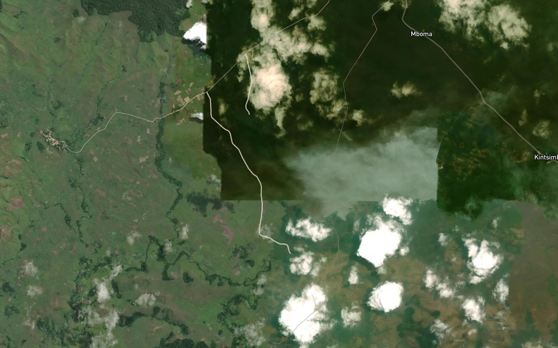 Satellite map of the Nganda