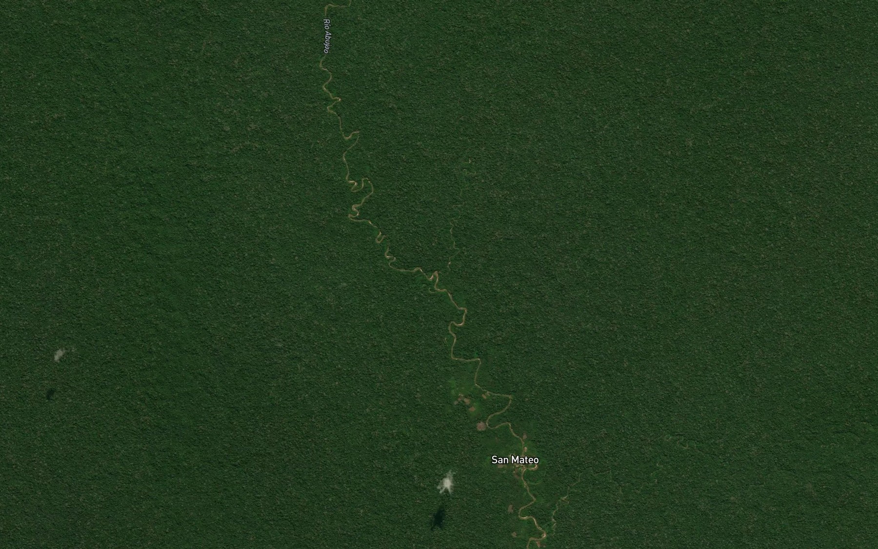 Satellite map of the Quebrada Inuto
