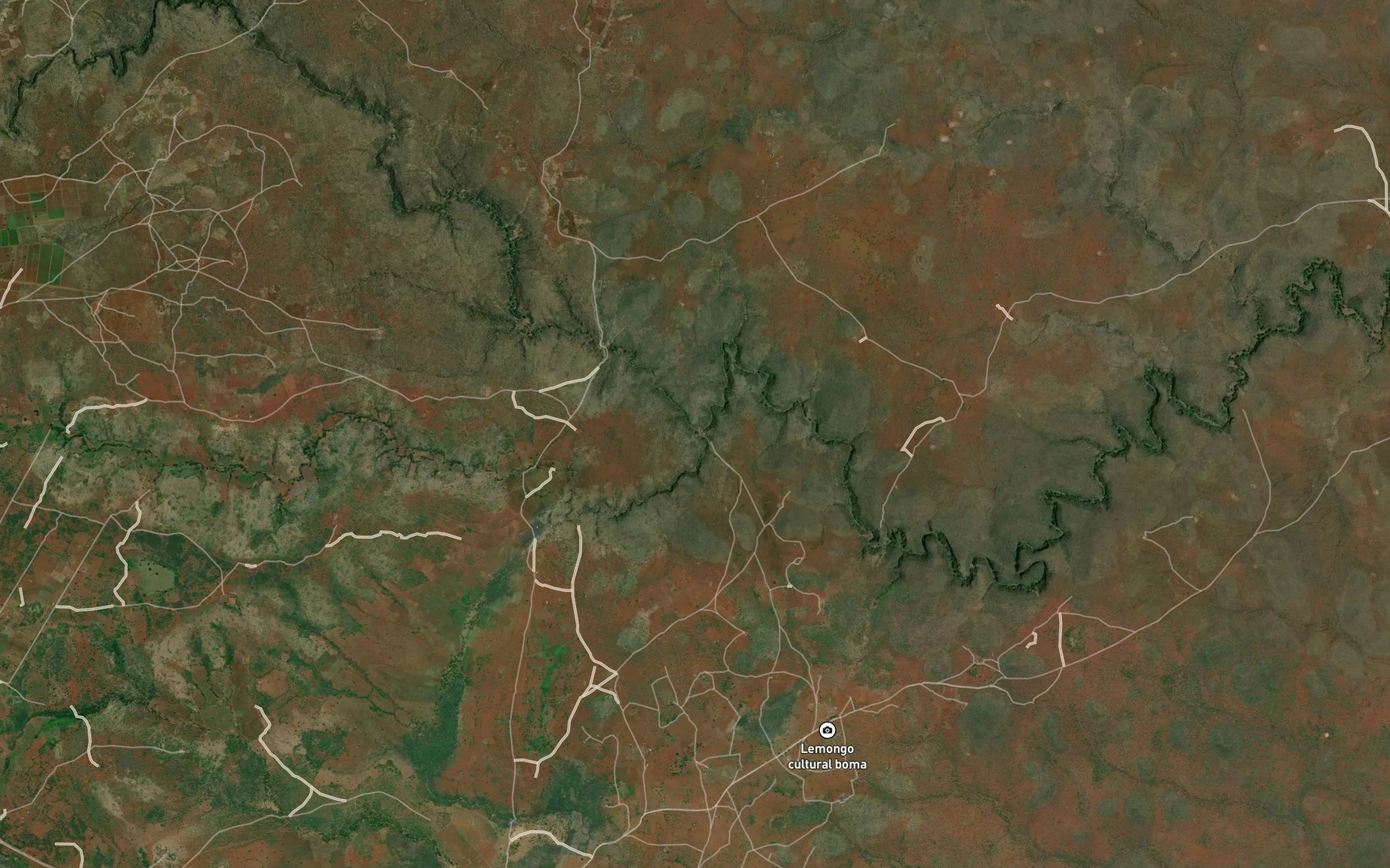 Satellite map of the Mokueni
