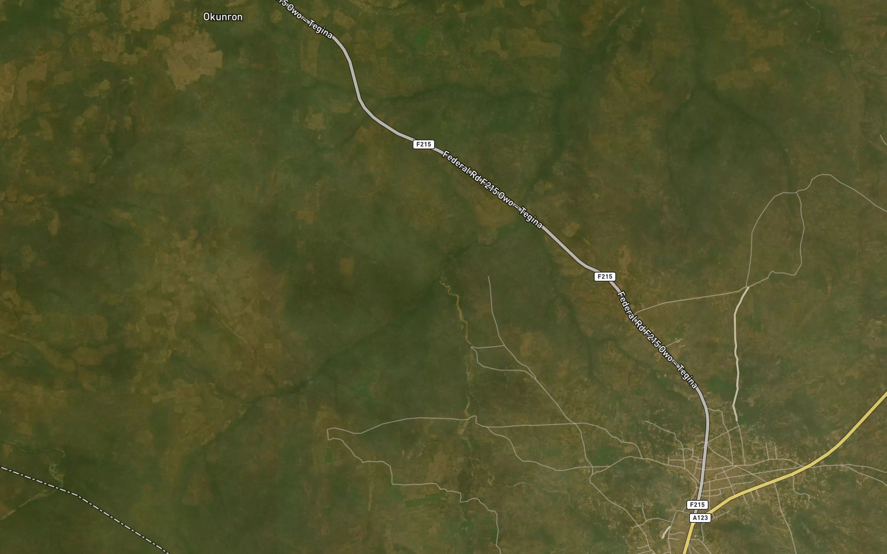 Satellite map of the RiverAru