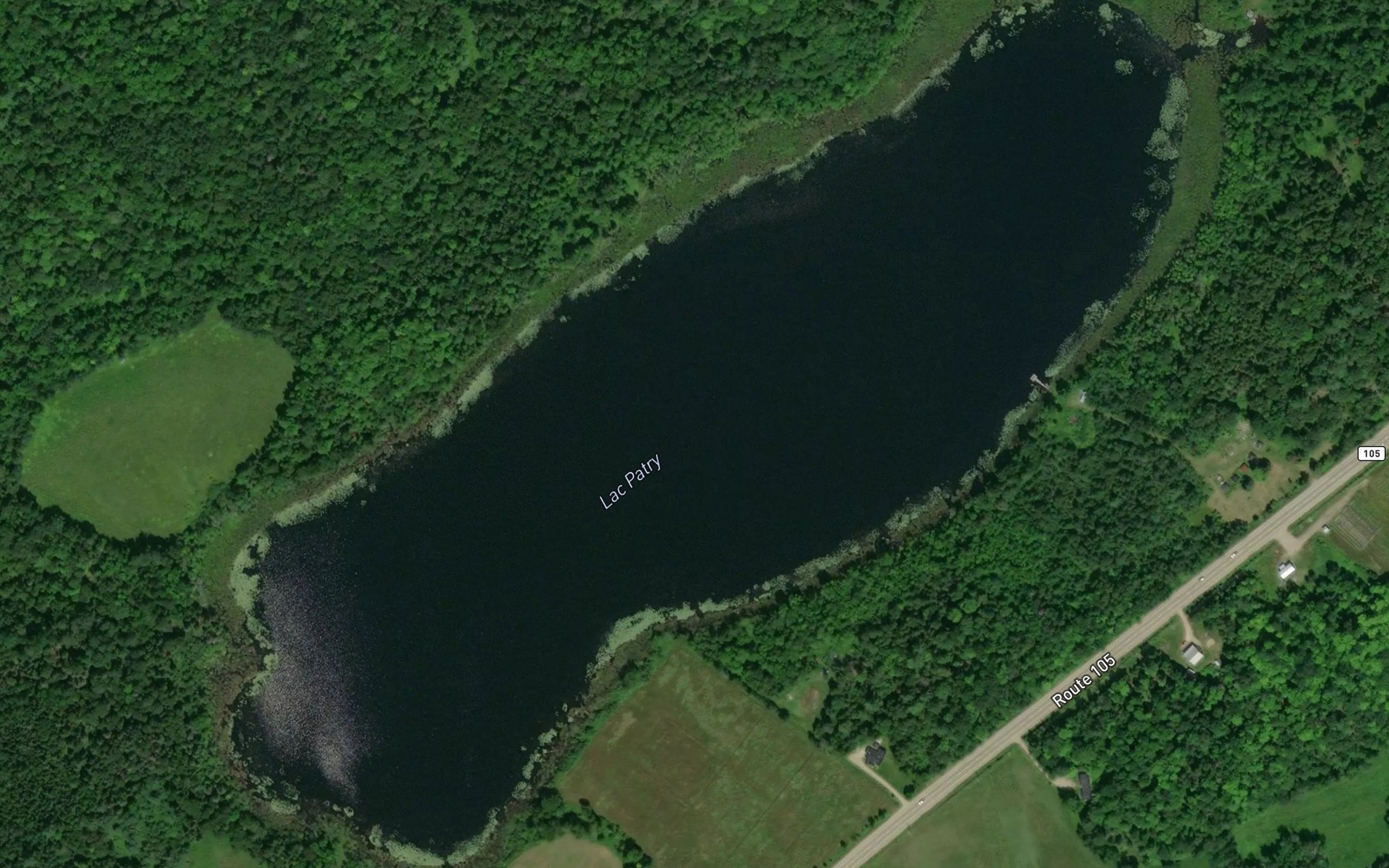 Satellite map of the Lac Patry