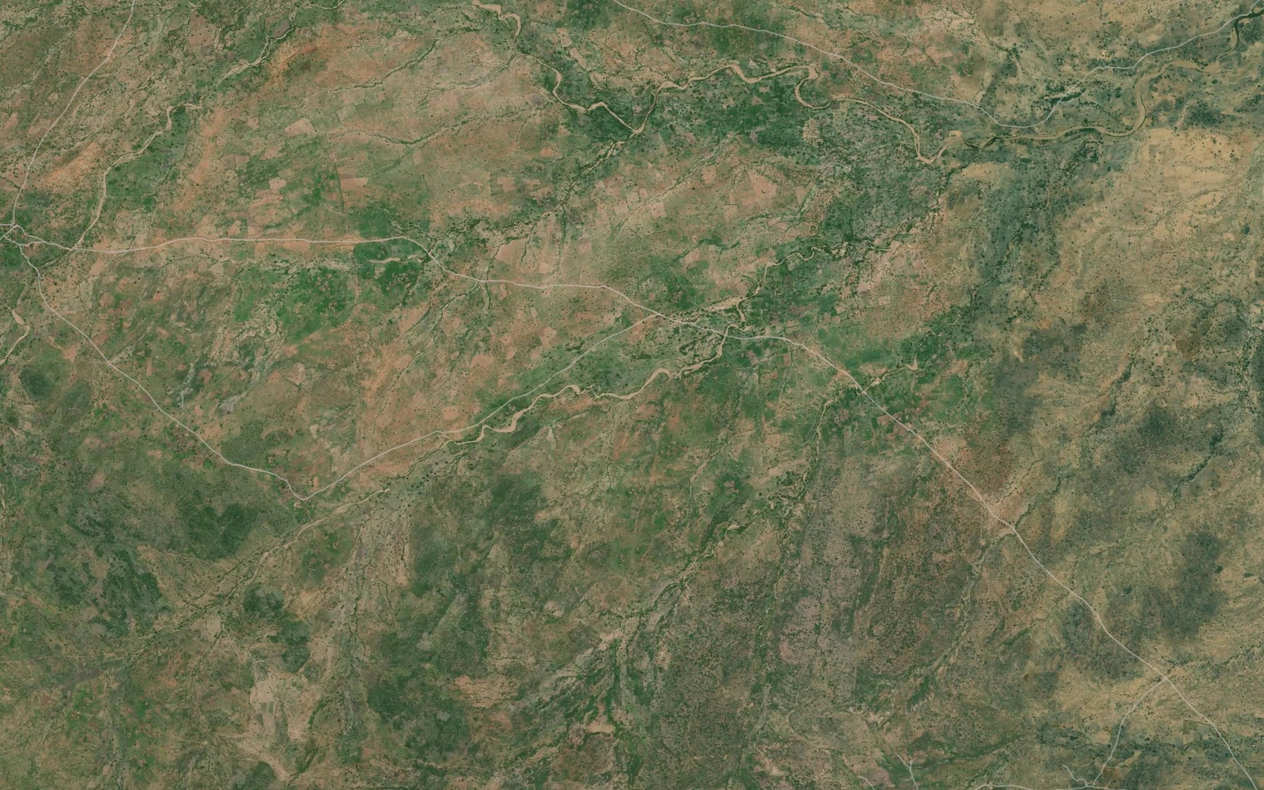 Satellite map of the River Danbara