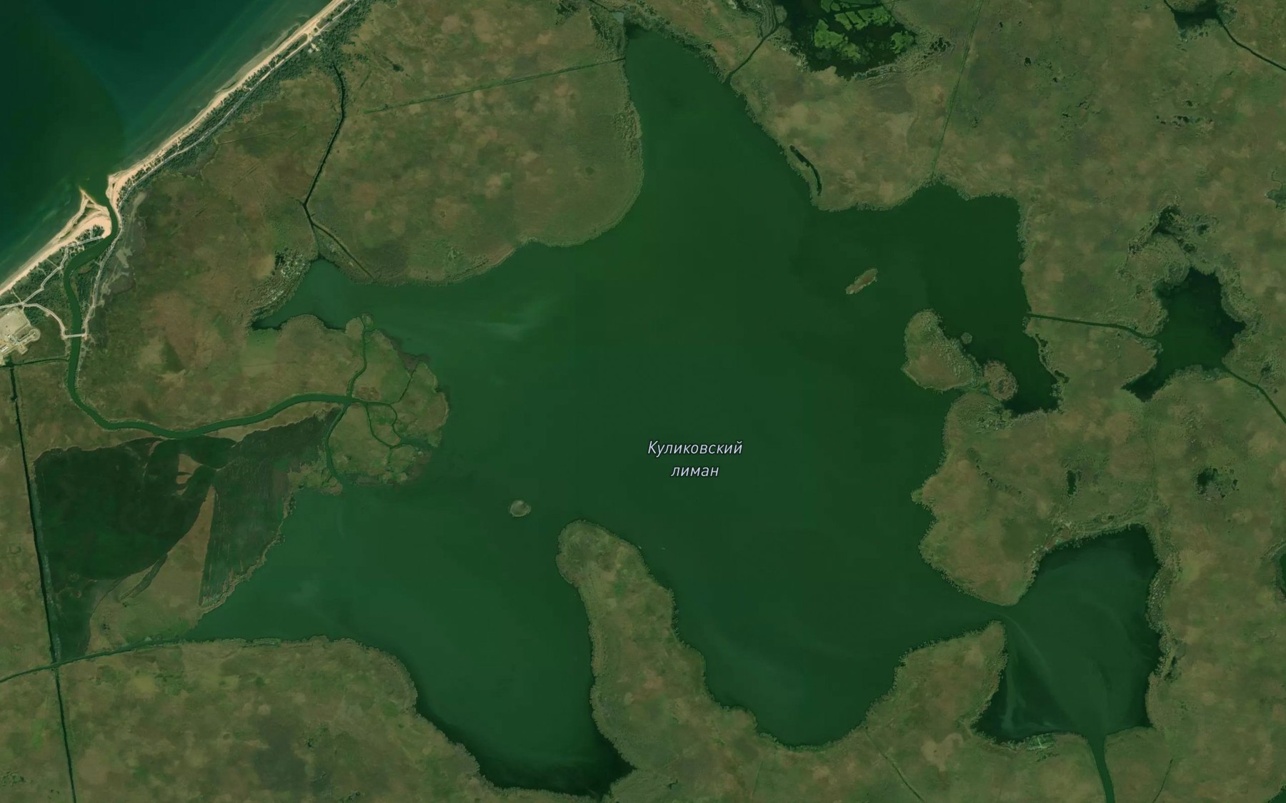 Satellite map of the Kulikovskiy Liman