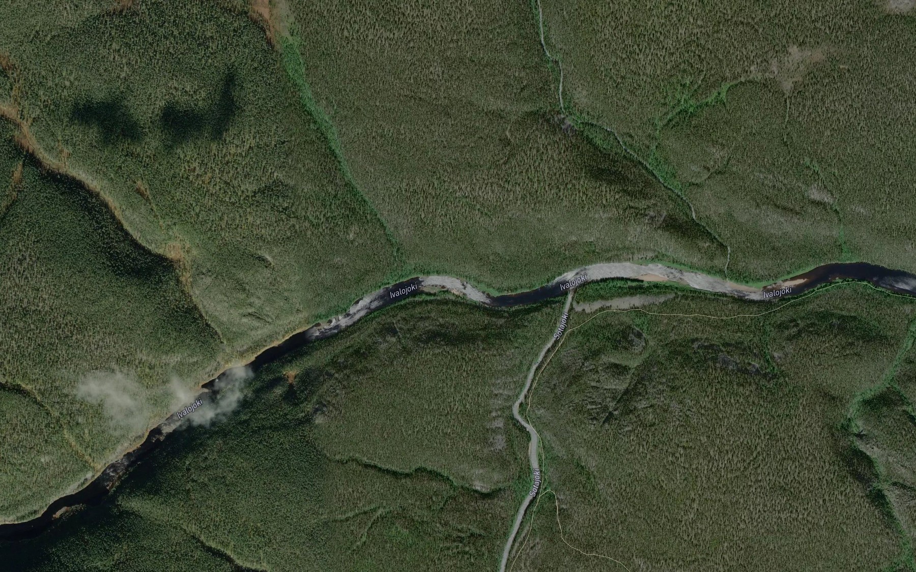 Satellite map of the Kaarreniva