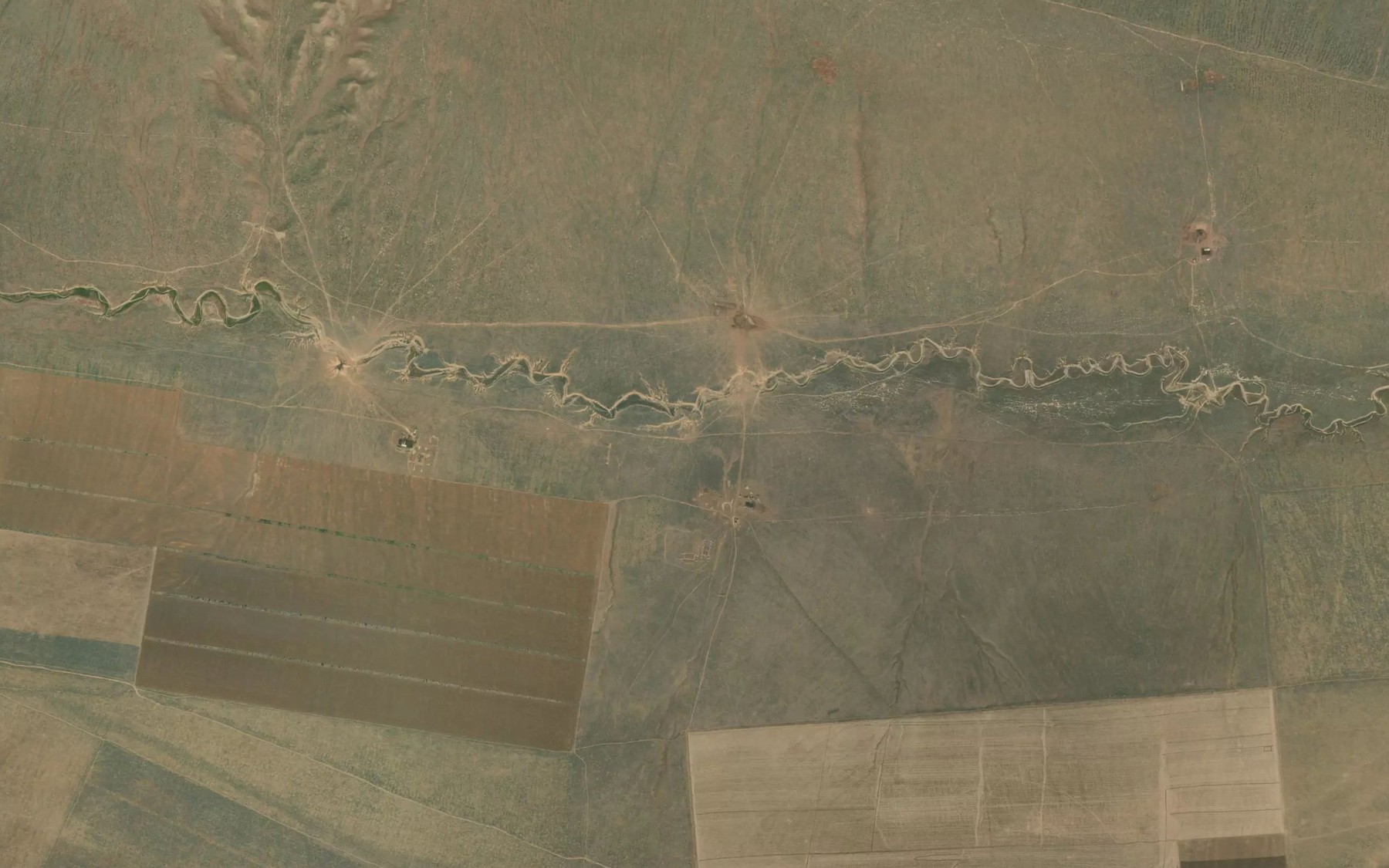 Satellite map of the Balka Sharyn-Sala