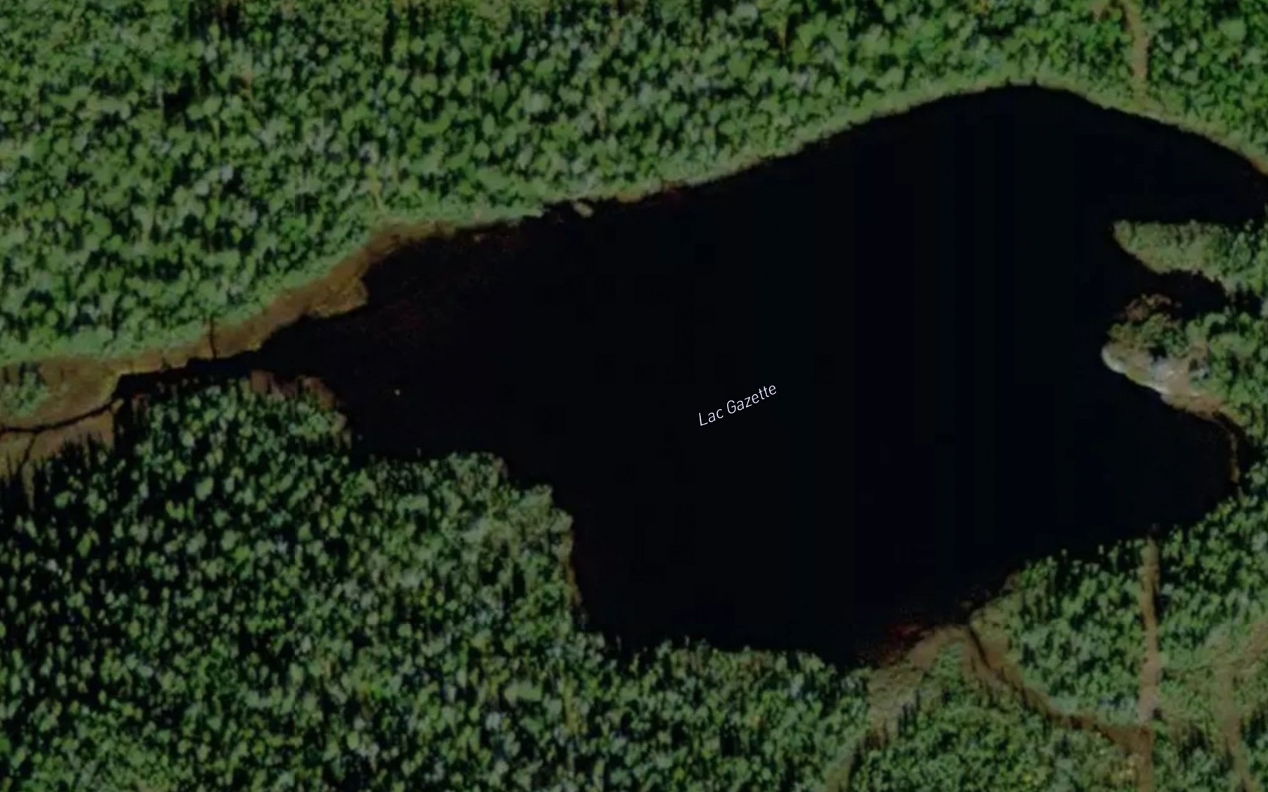 Satellite map of the Lac Gazette