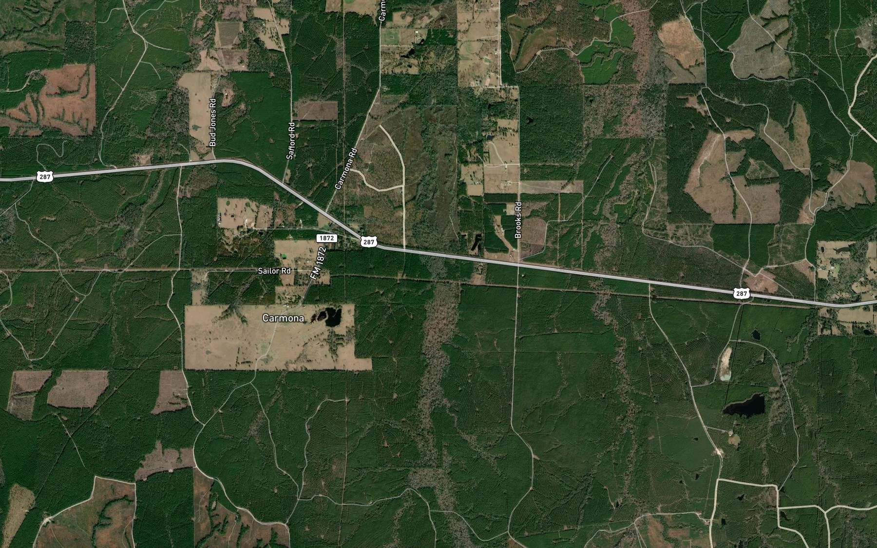 Satellite map of the Pump Branch