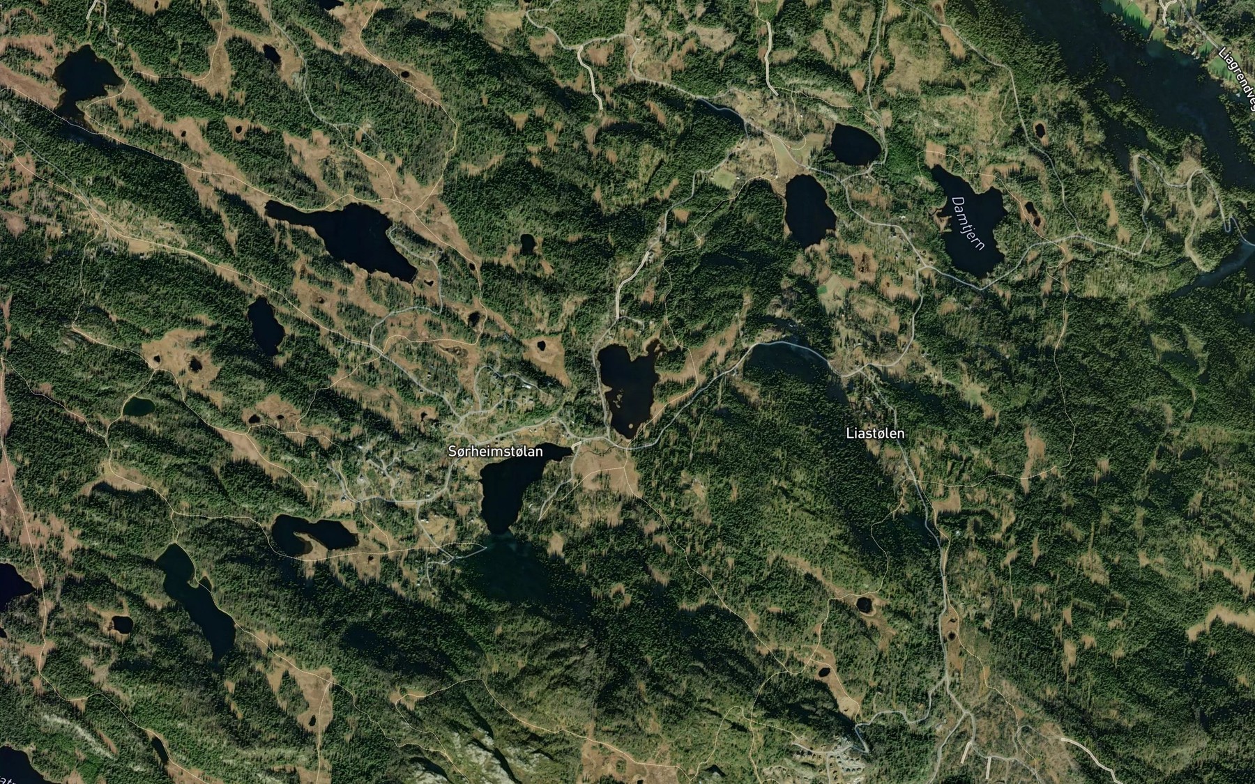 Satellite map of the Ormekula