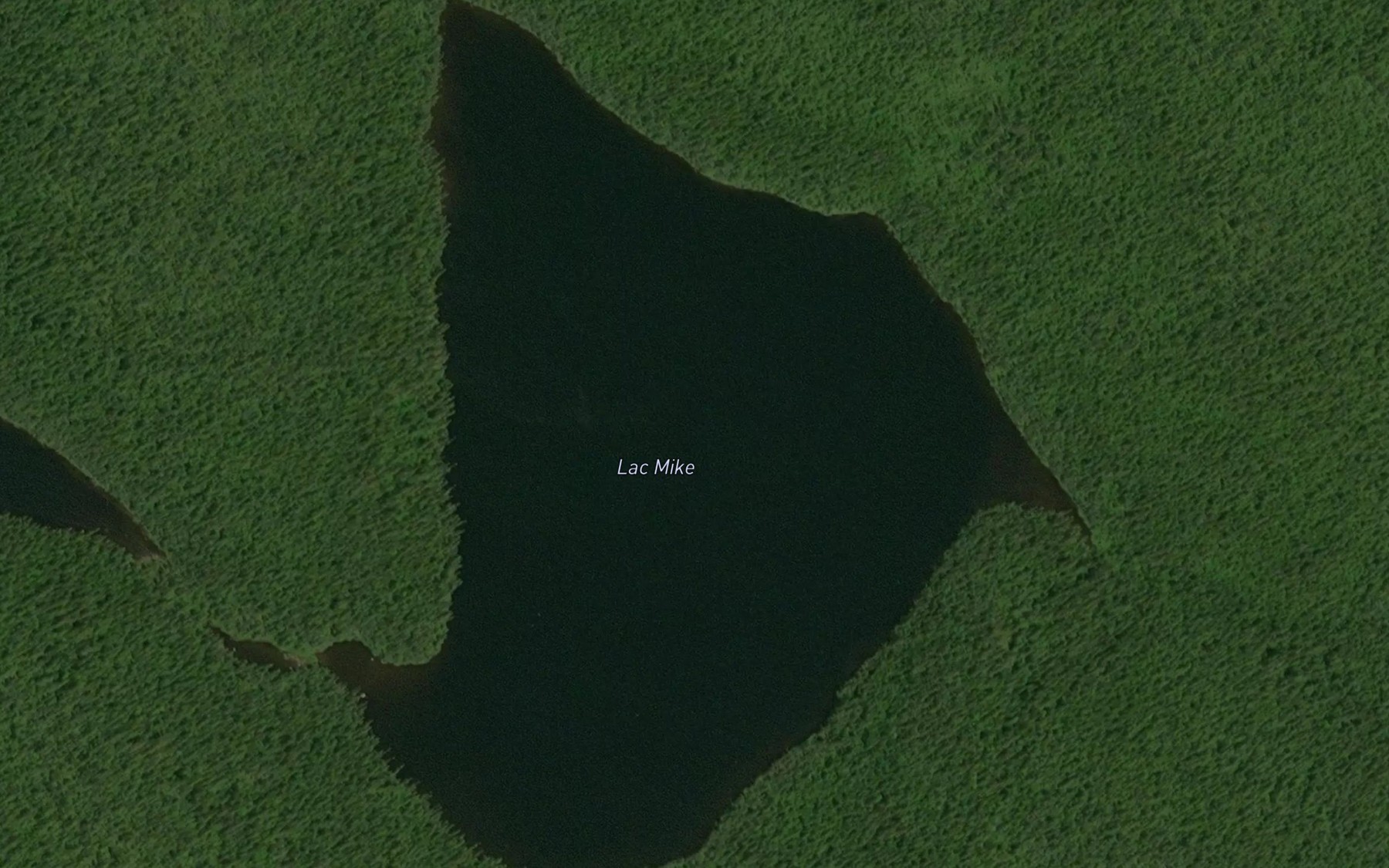Satellite map of the Lac Mike