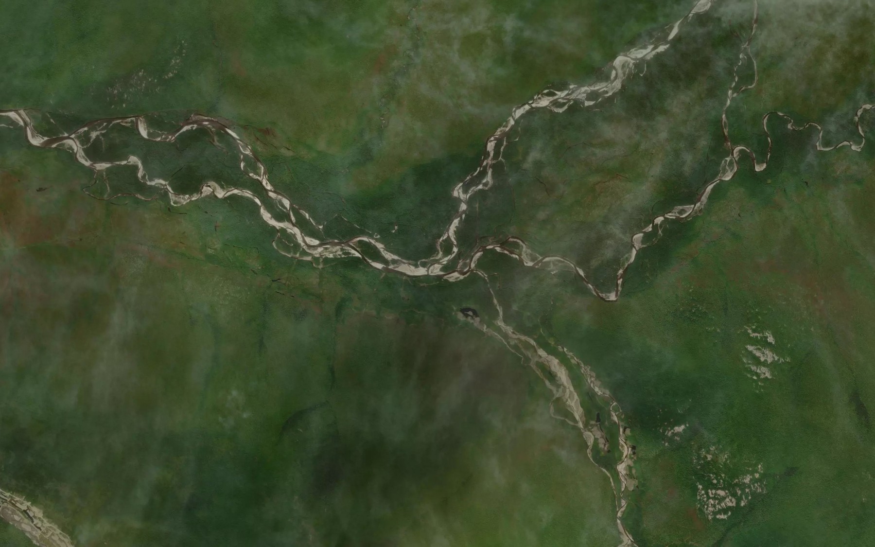 Satellite map of the Samyr