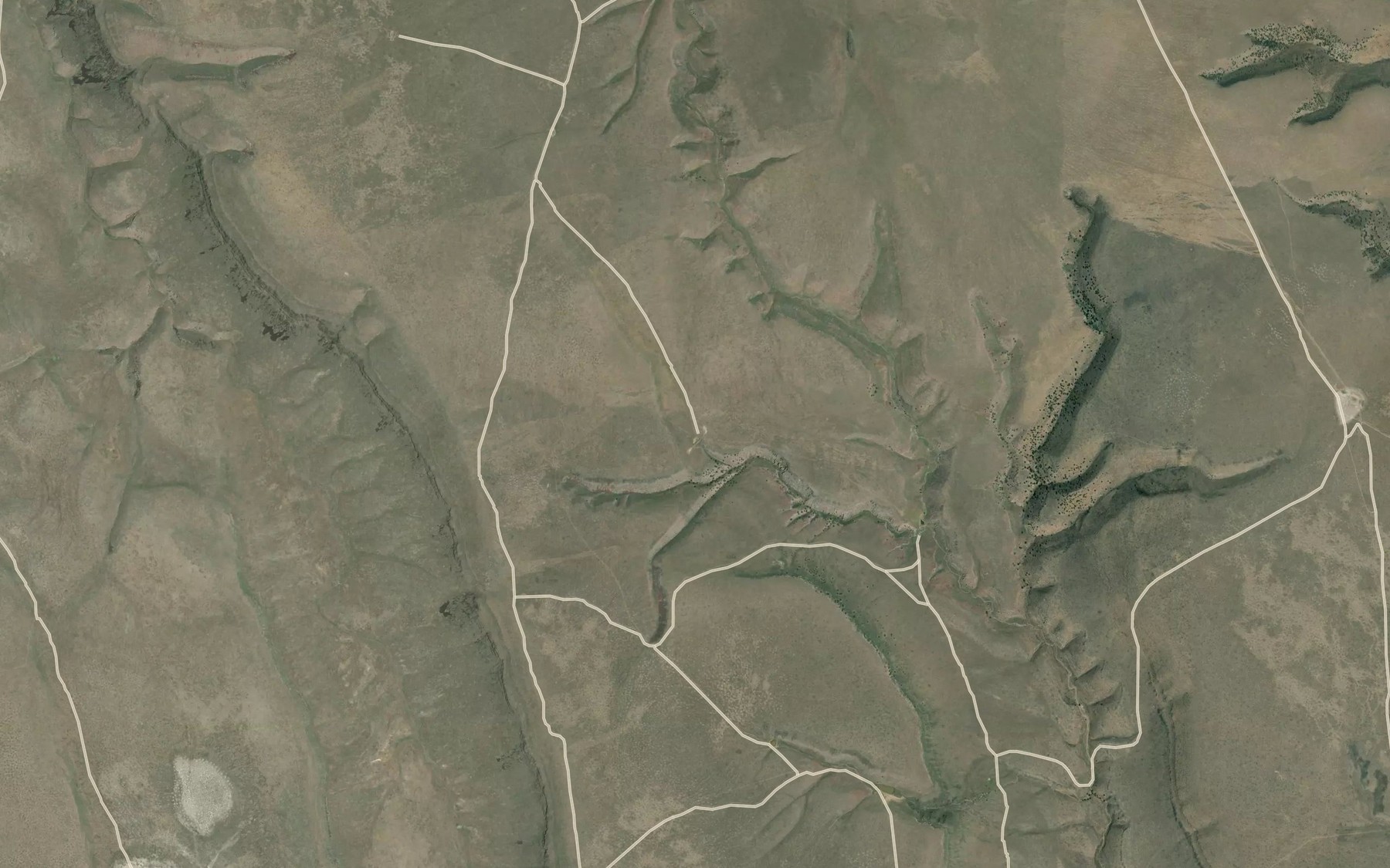 Satellite map of the Mule Spring Road Waterhole
