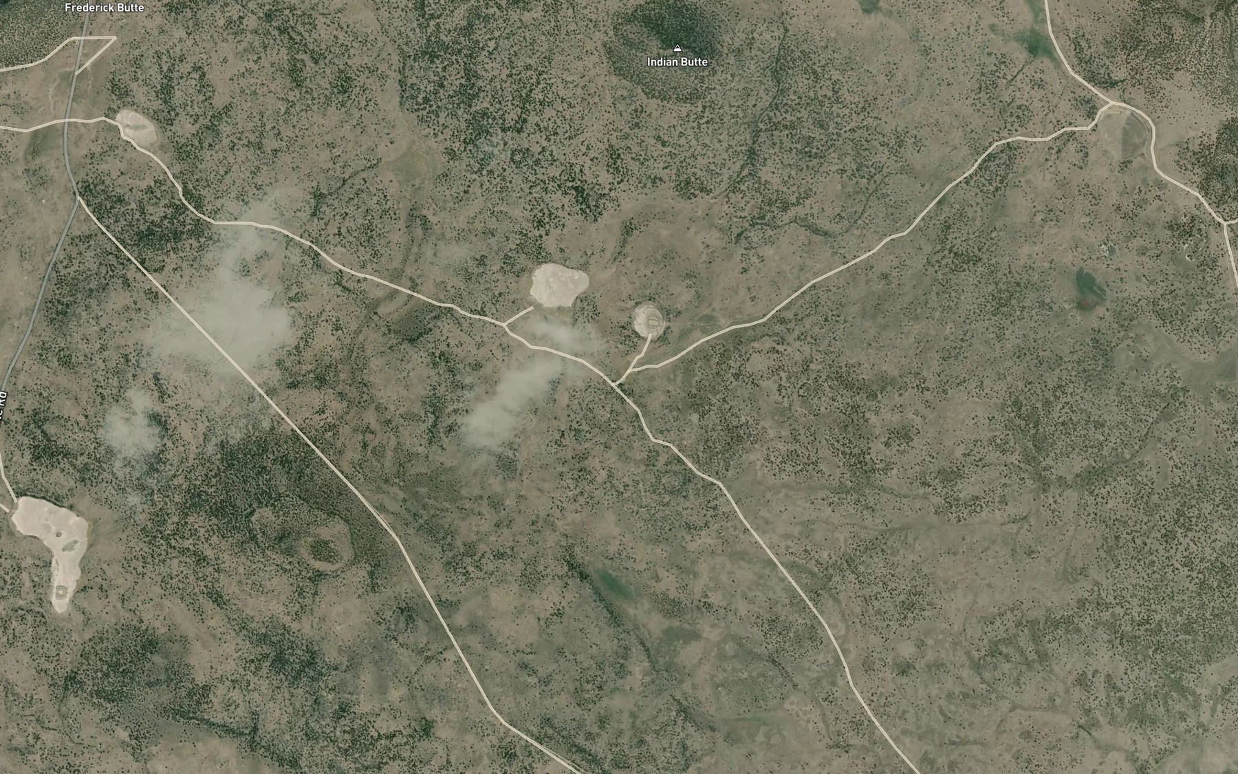 Satellite map of the Hayes Spring